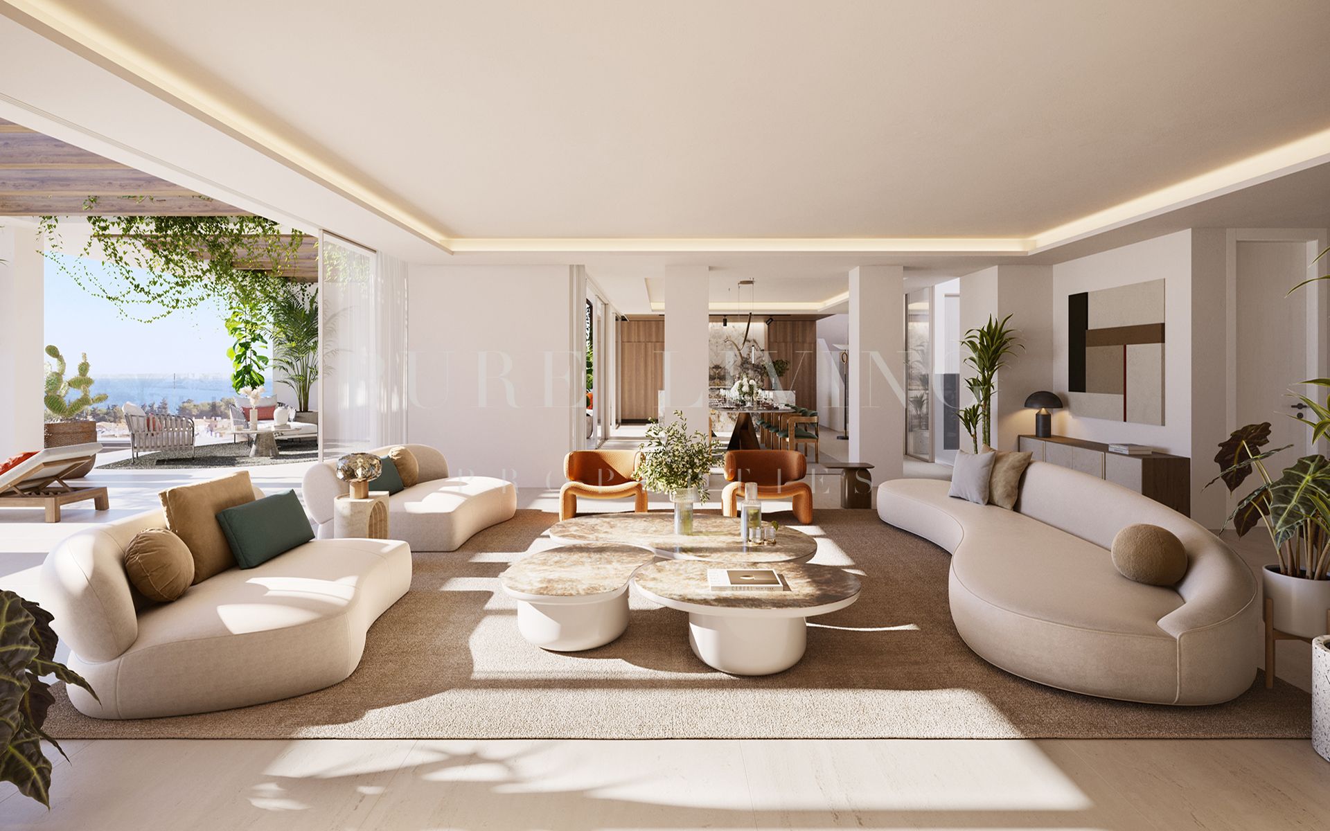 Luxurious 4-bedroom penthouse in Marbella's Golden Mile, walking distance to Puente Romano