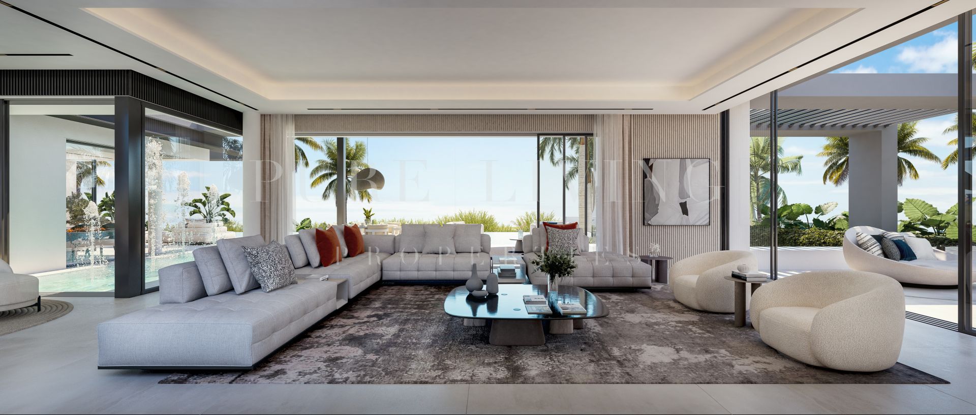 Luxury seven bedroom villa with amazing views in Paraiso Alto