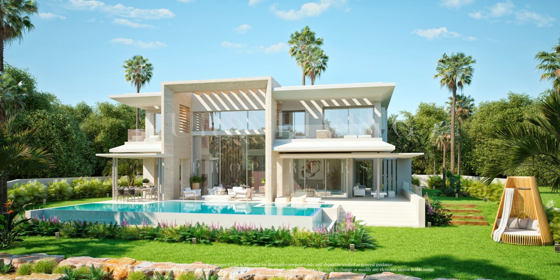 Uitzonderlijke villa met ongelooflijke uitzichten in de nieuwe gated community van luxe villa's