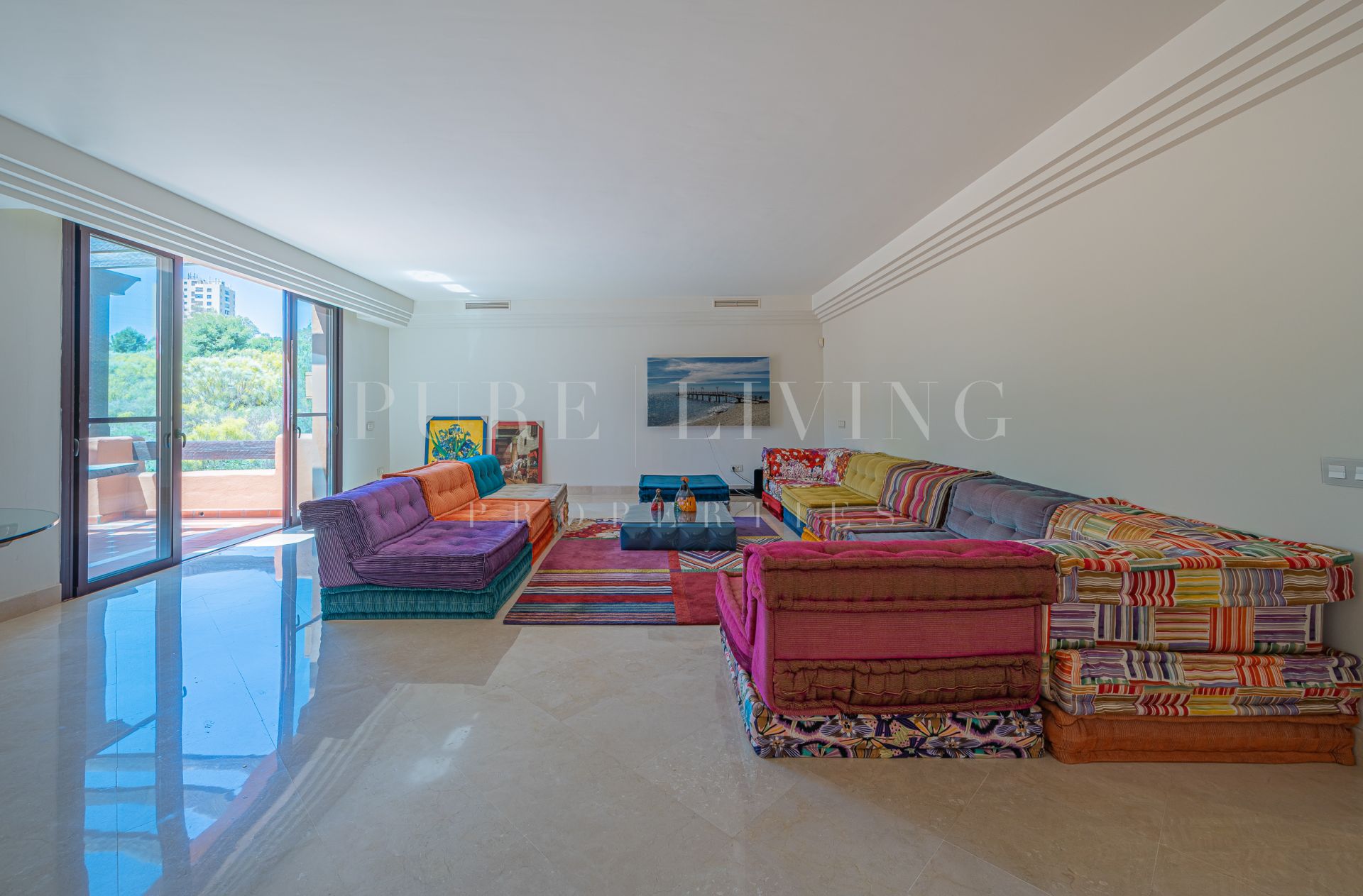 A three bedroom duplex penthouse in La Alzambra Hill Club