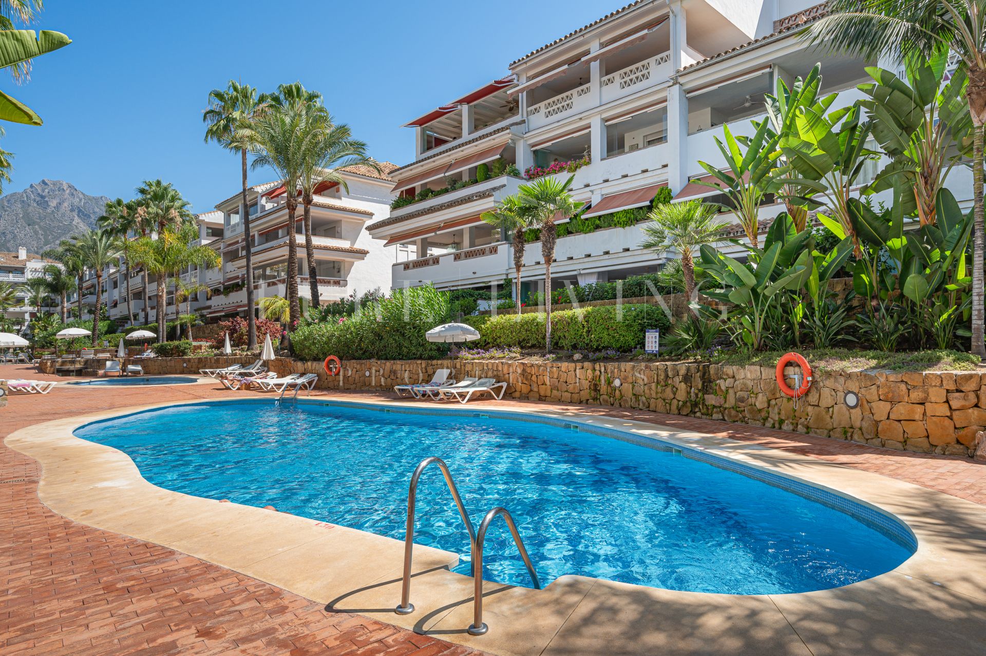 Three bedroom apartment for sale in a residential complex on the beach front.