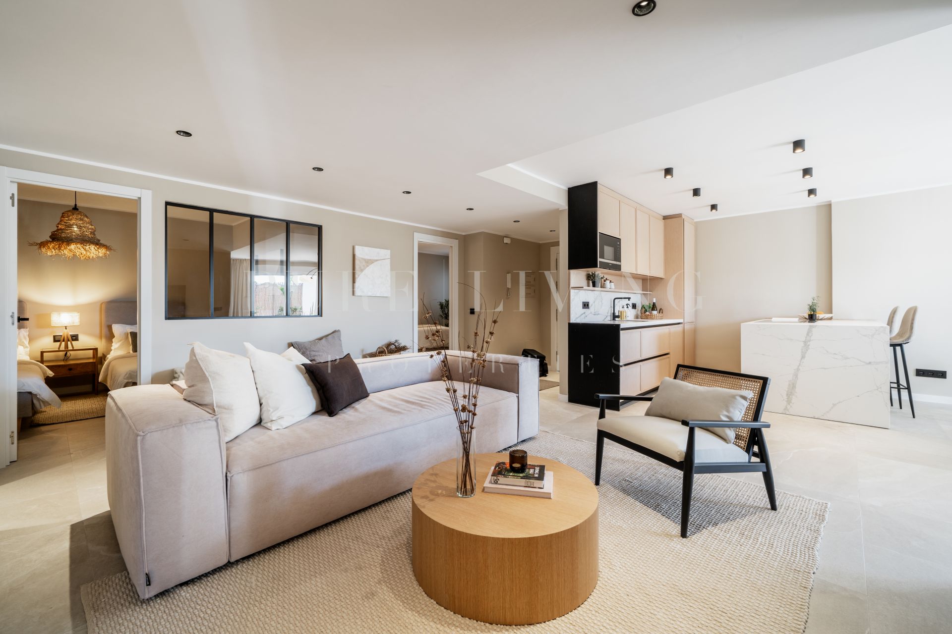 Scandinavian-inspired four bedroom ground floor apartment in Nueva Andalucia
