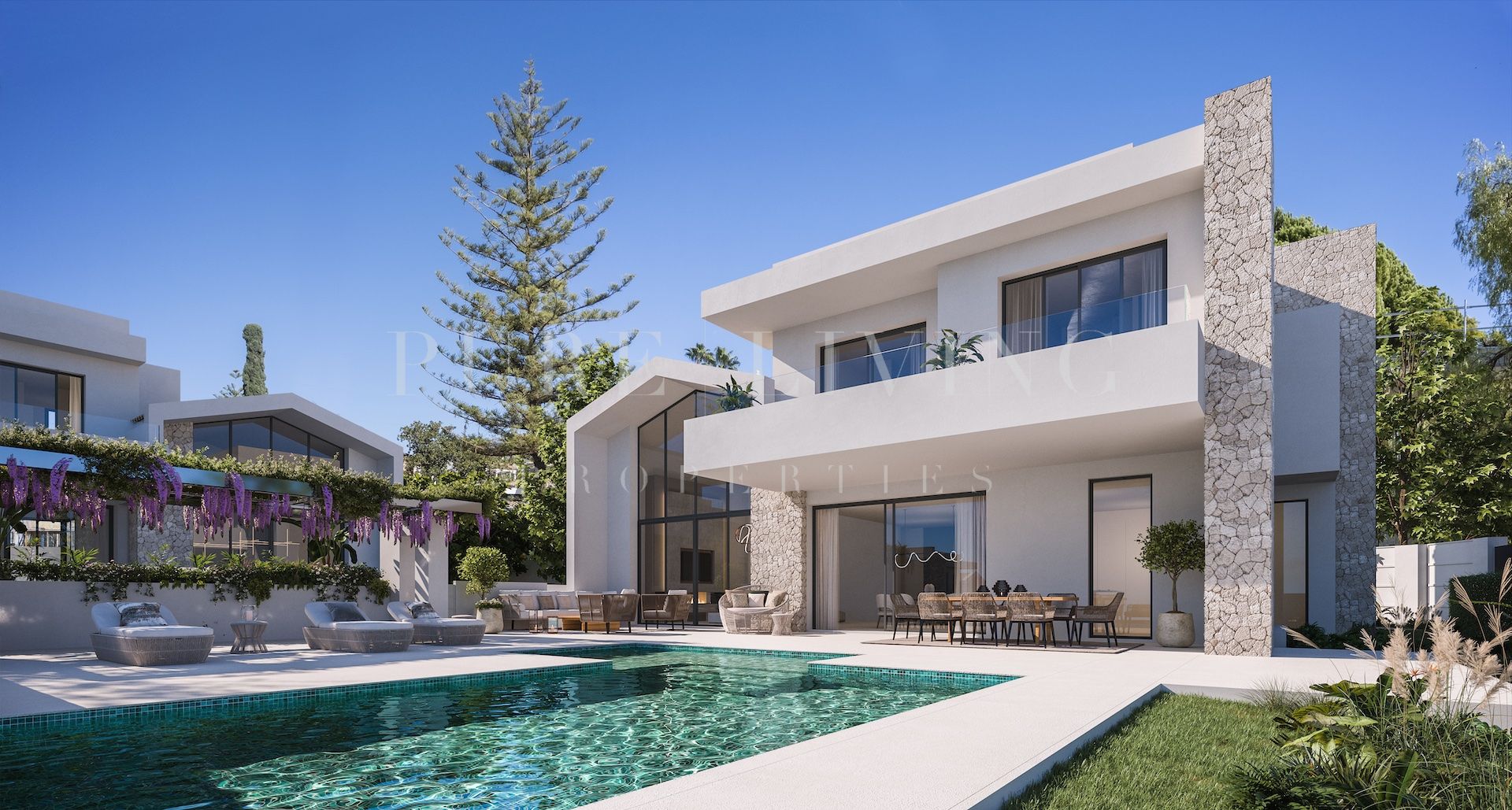 Newly built five bedroom villa with serene views for sale in San Pedro de Alcantara