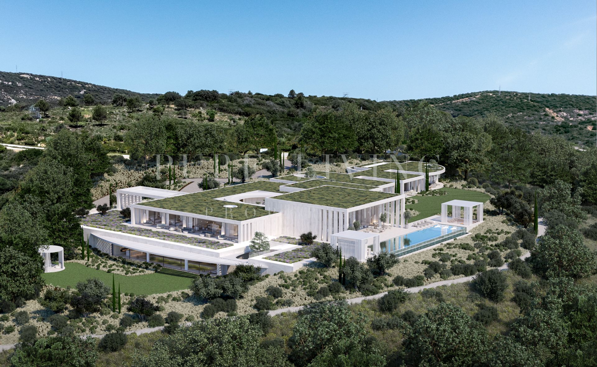 Projet de luxe époustouflant avec vue panoramique à La Reserva à Sotogrande