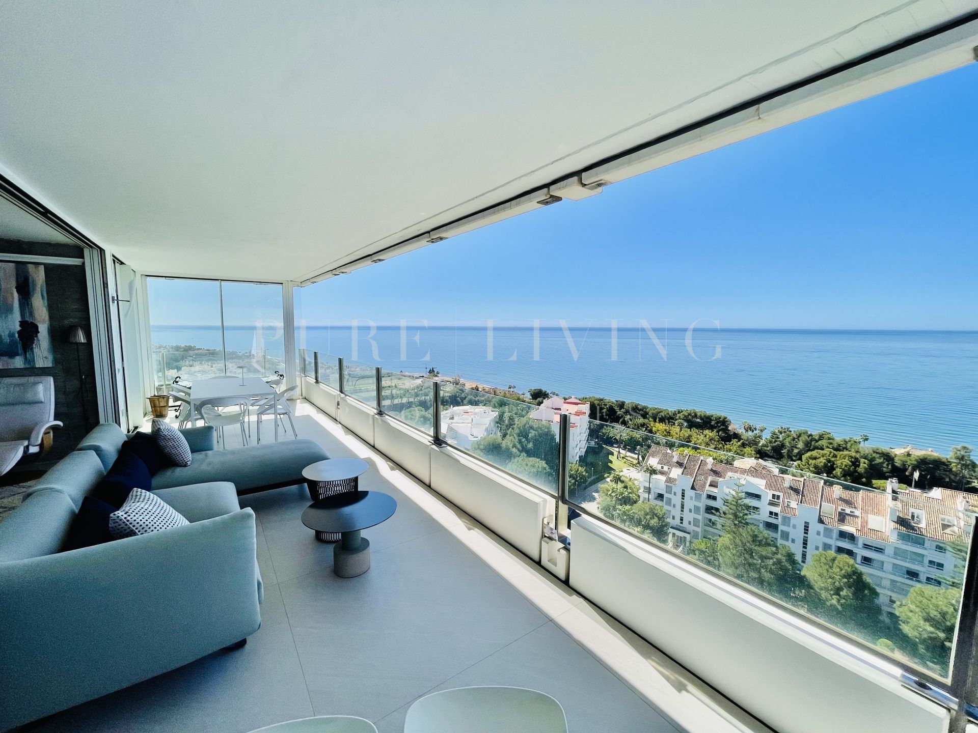 Prachtig appartement met prachtig panoramisch uitzicht in Torre Real in Marbella Oost