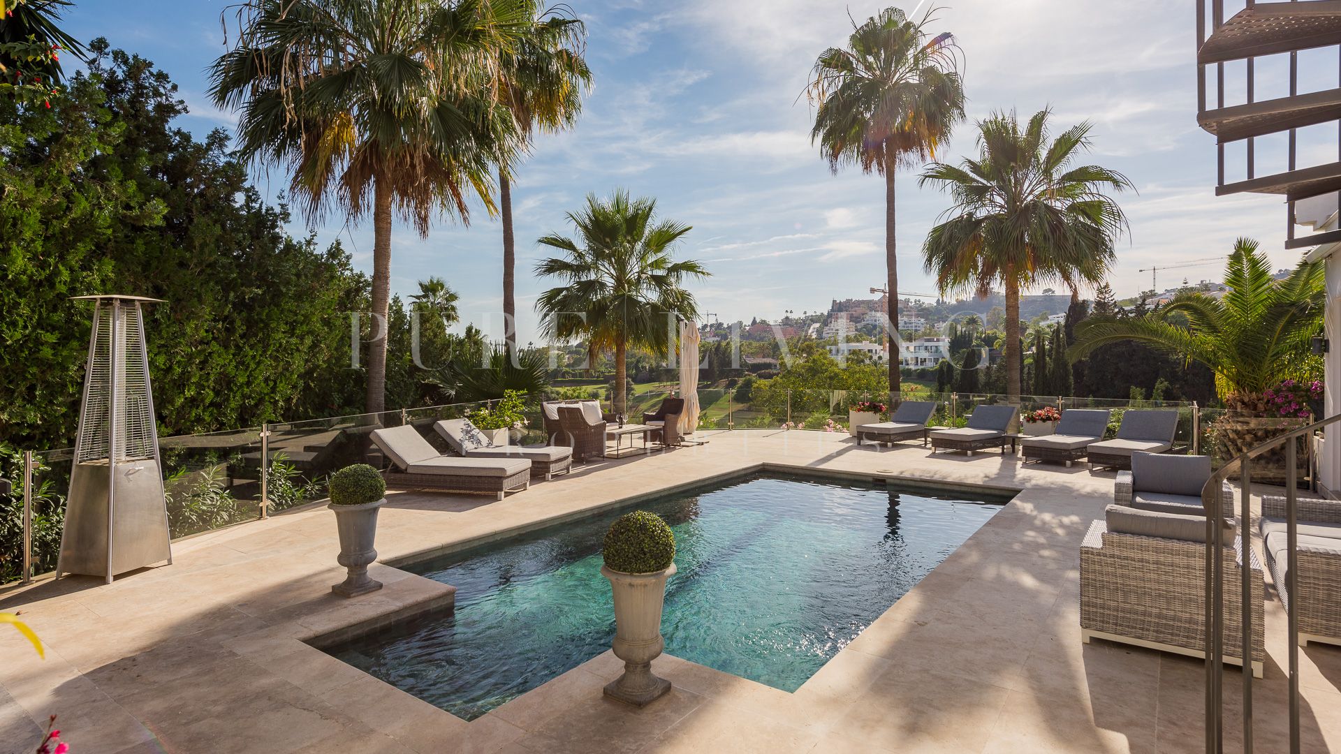 Luxurious family home in Nueva Andalucia, recently refurbished to high standards.