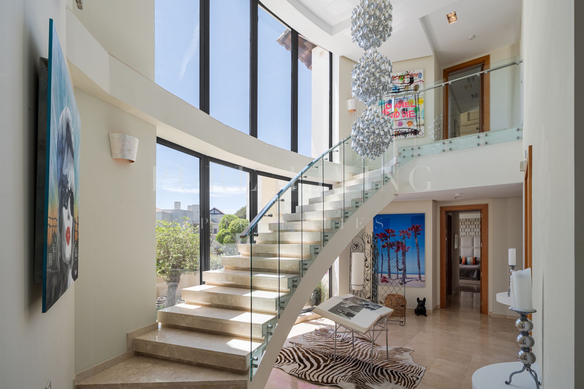 Modern duplex penthouse with stunning views