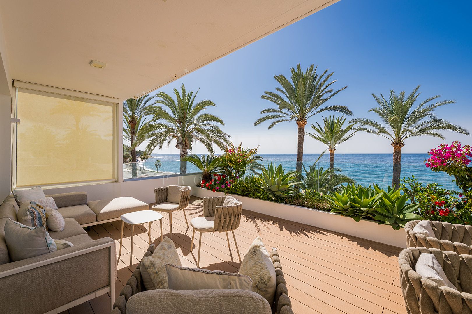A Unique One Level frontline beach Penthouse in Oasis Club, Golden Mile