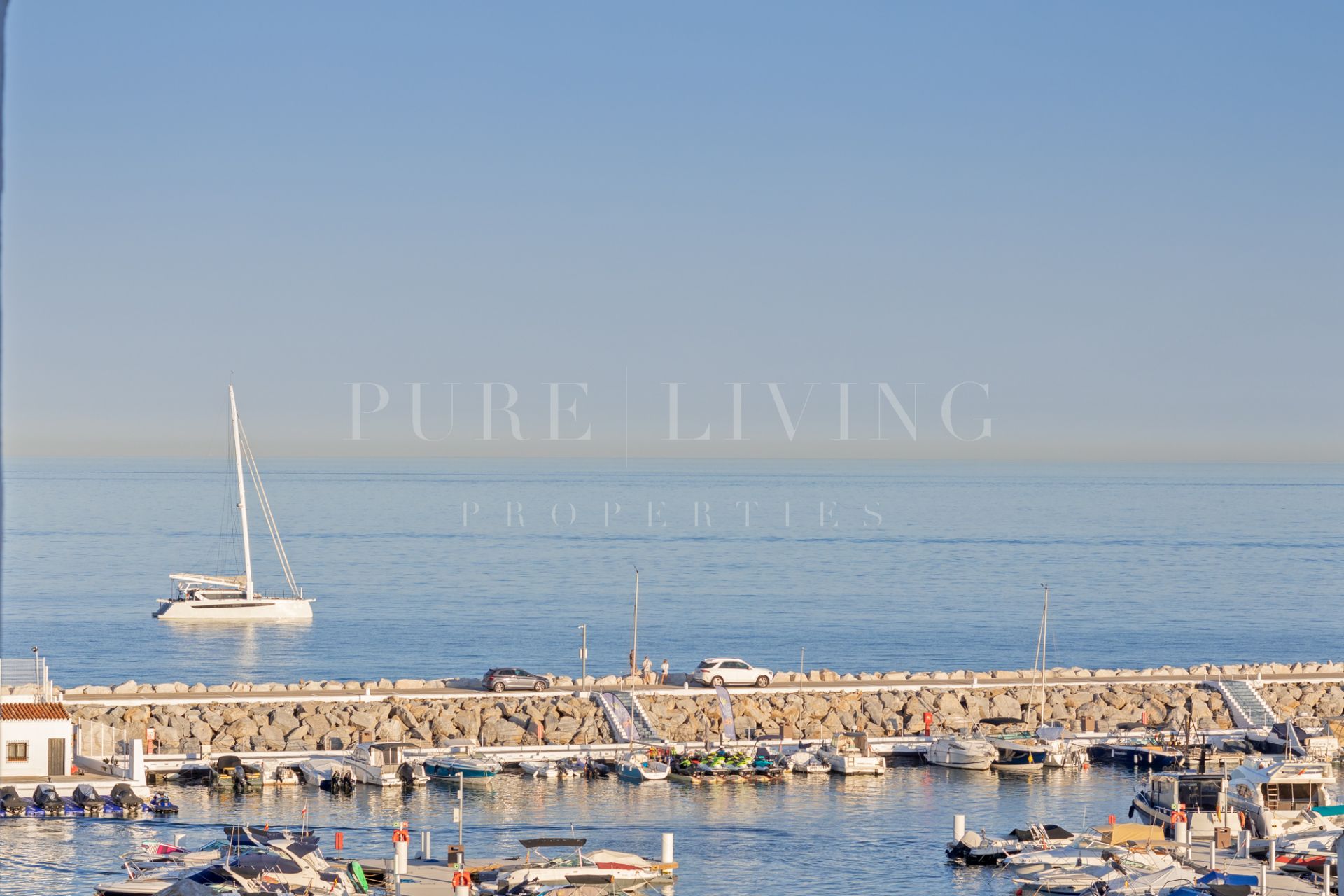 Experience luxury in a fully renovated modern apartment in Puerto Banus