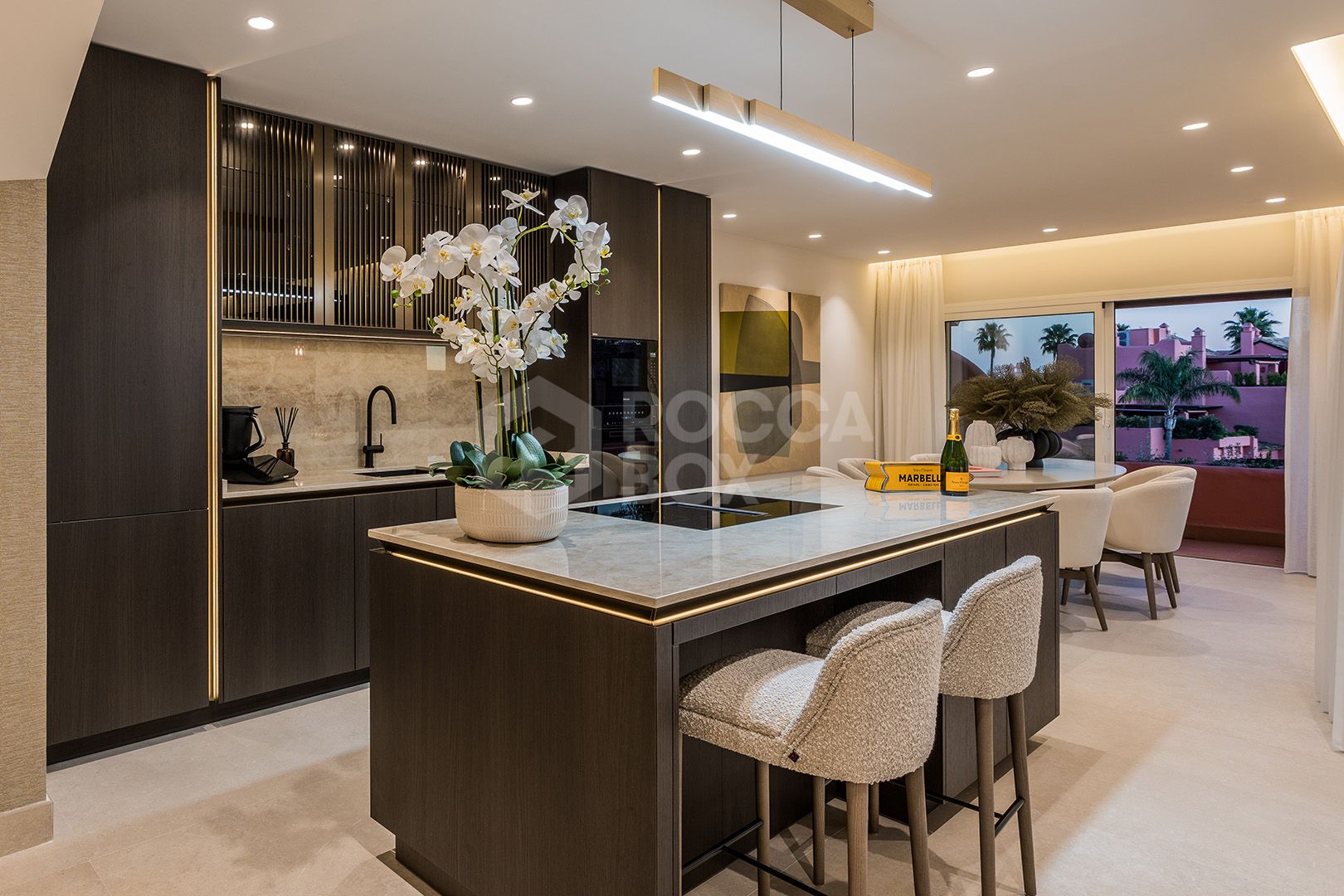 Beachside Duplex Penthouse with Sea Views in the New Golden Mile Estepona