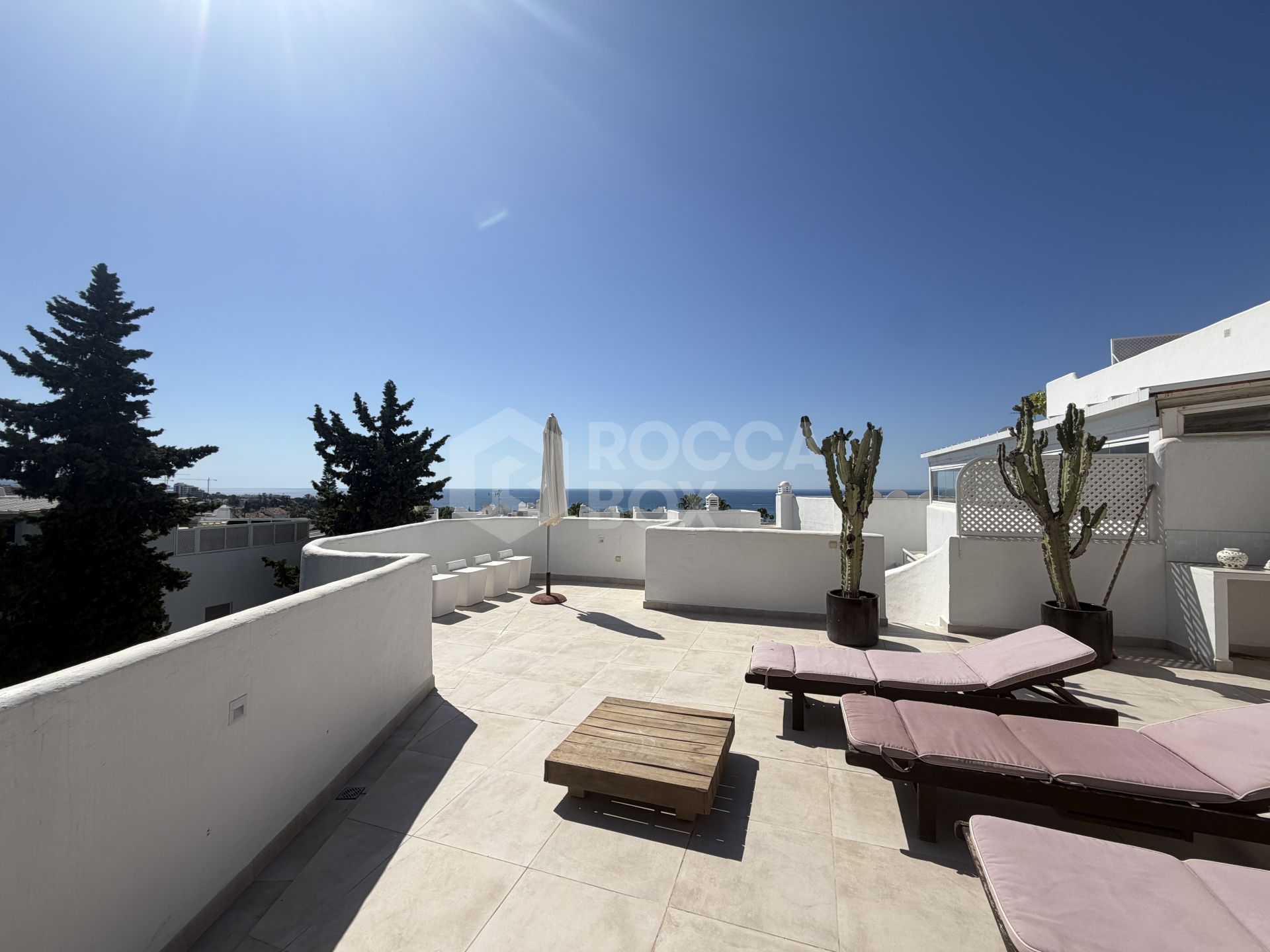 Three-bedroom duplex penthouse with panoramic sea views on the Golden Mile available for rent MINIMUM STAY 2 WEEKS