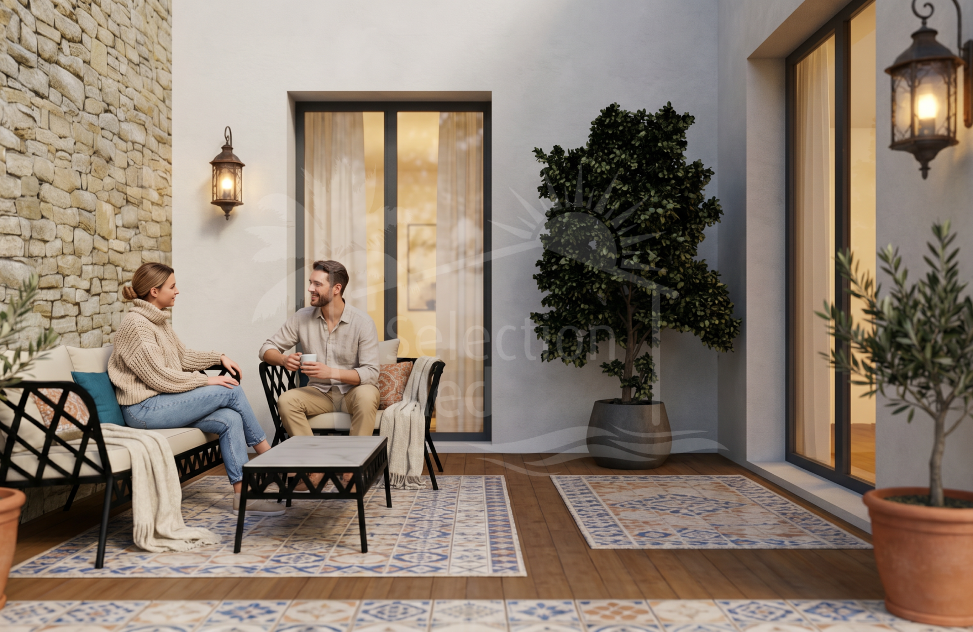 Galaxia 31 - dormitorio · Planta baja · Patio privado ~27 m²