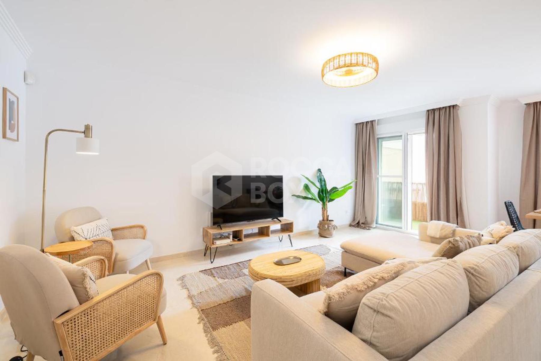 BEAUTIFULLY RENOVATED 3 BEDROOM APARTMENT IN FUENGIROLA