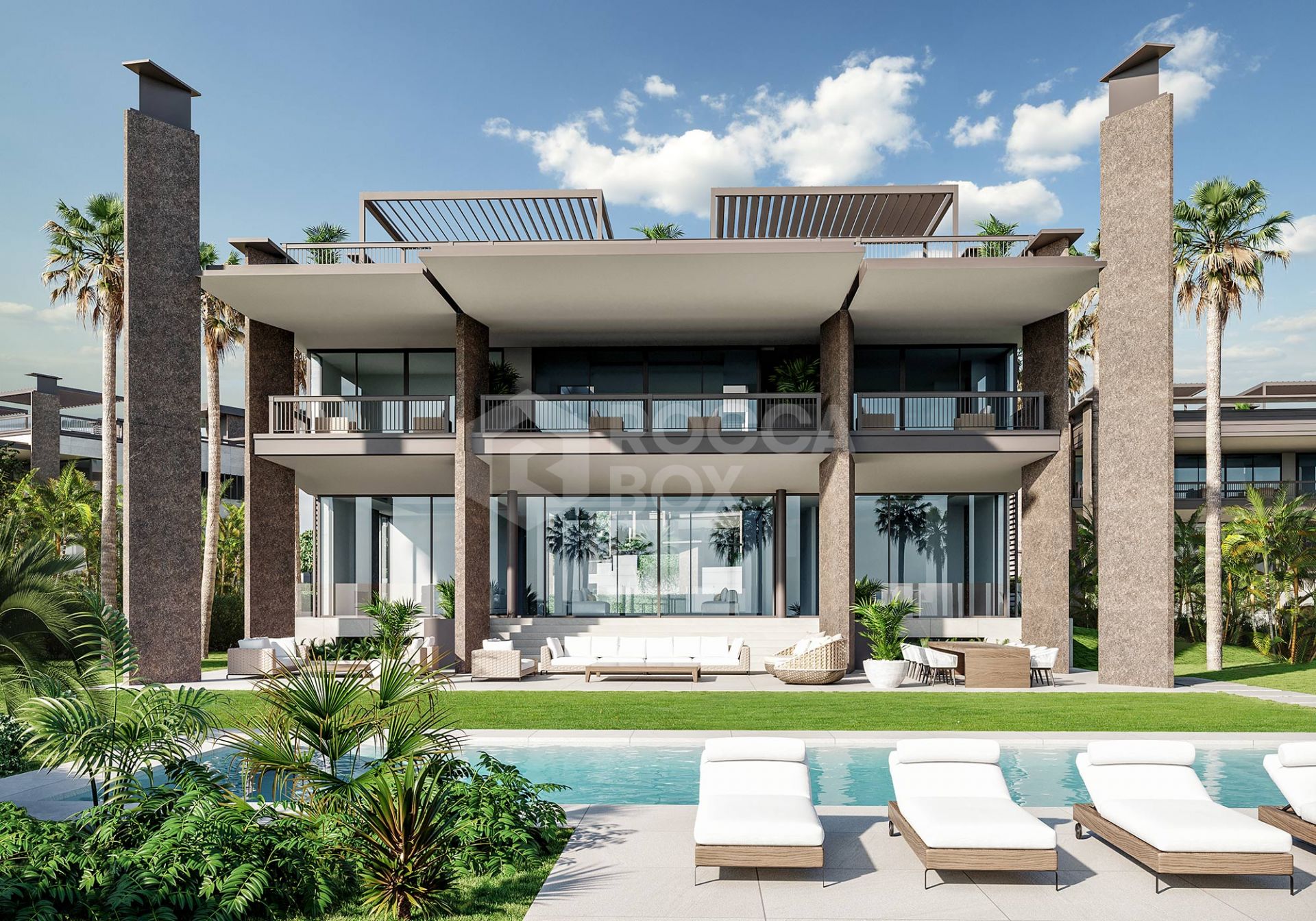 One of the most luxurious new developments being built within walking distance from the famous port of Puerto Banus in Marbella.