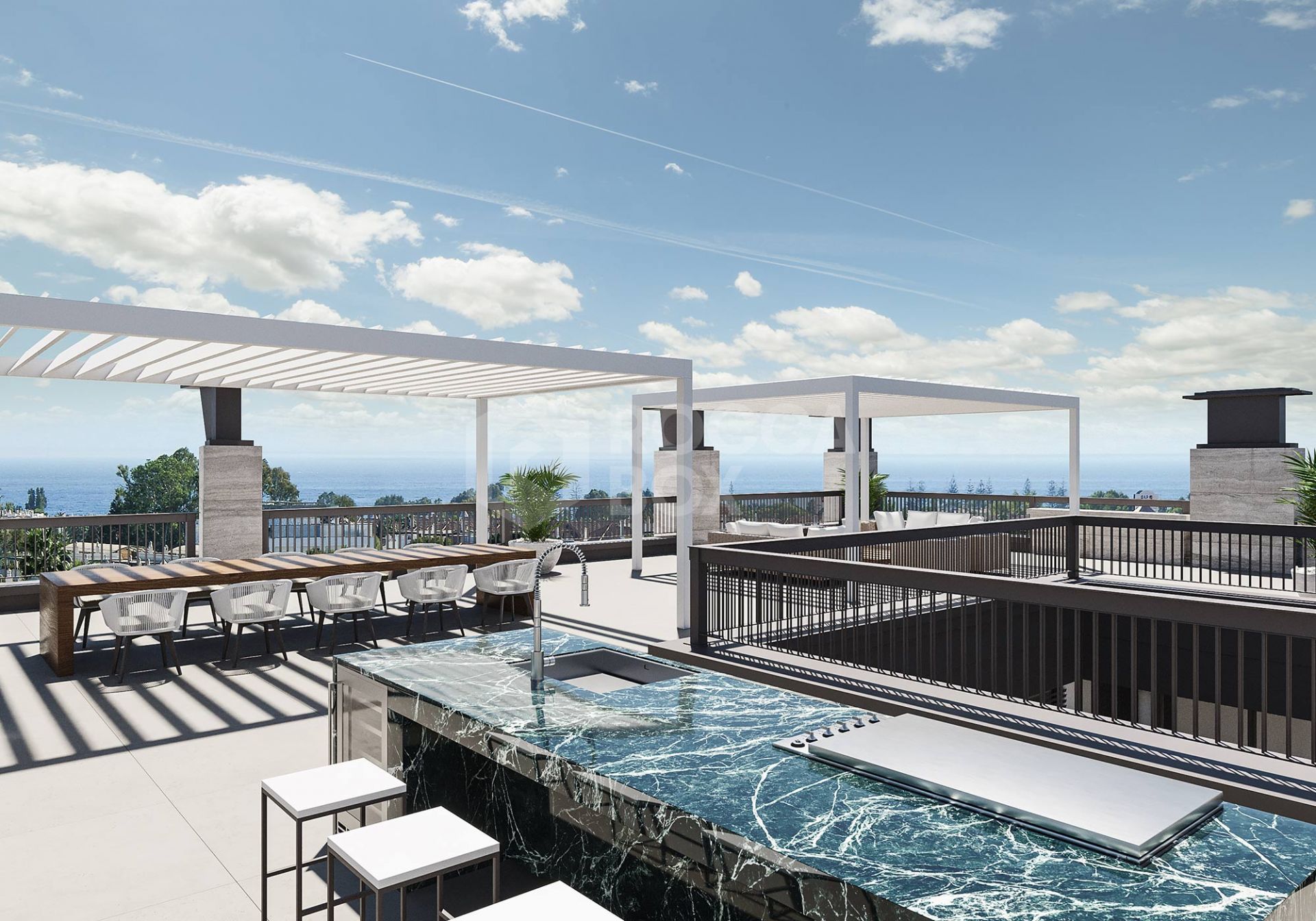 One of the most luxurious new developments being built within walking distance from the famous port of Puerto Banus in Marbella.