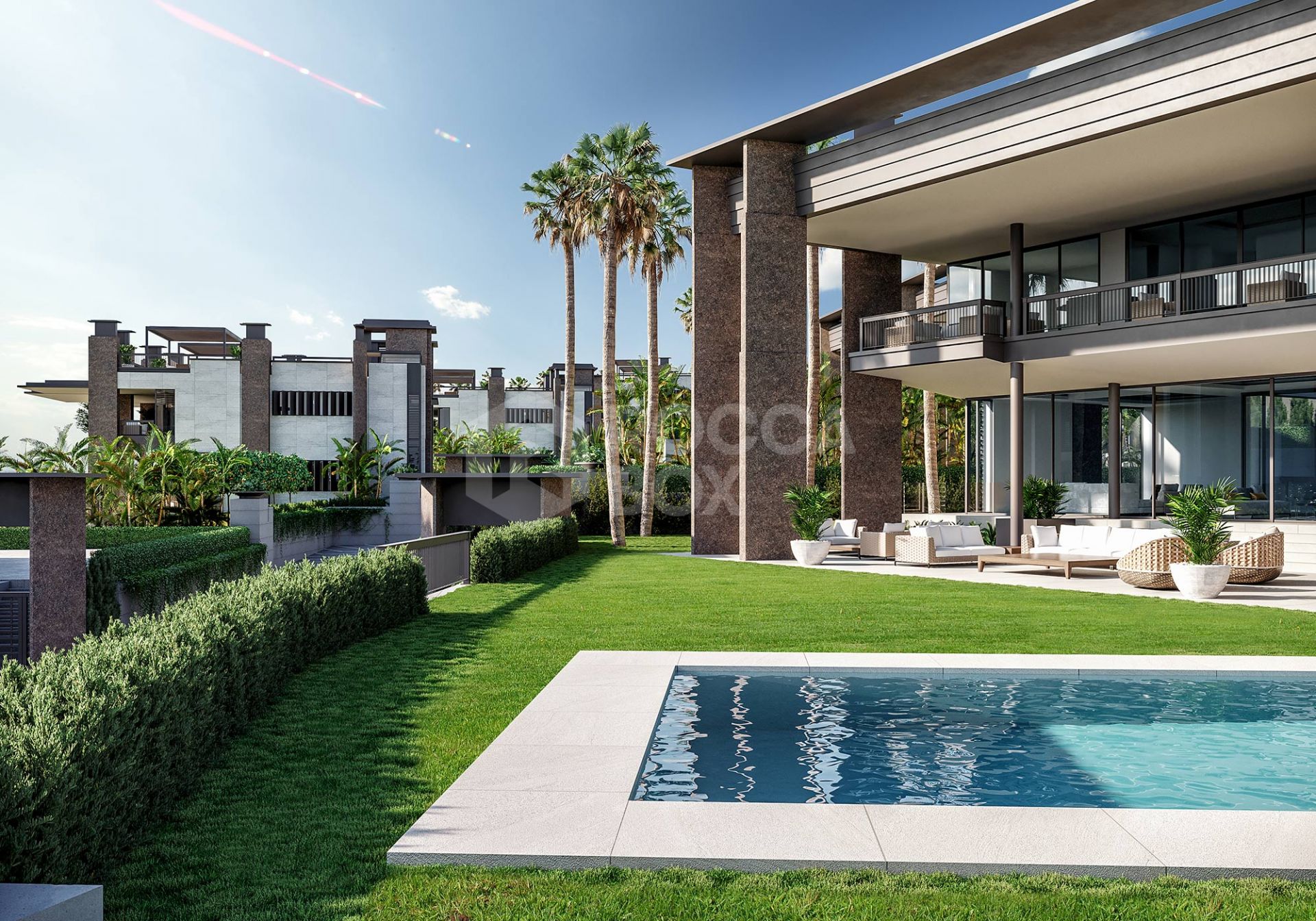 One of the most luxurious new developments being built within walking distance from the famous port of Puerto Banus in Marbella.