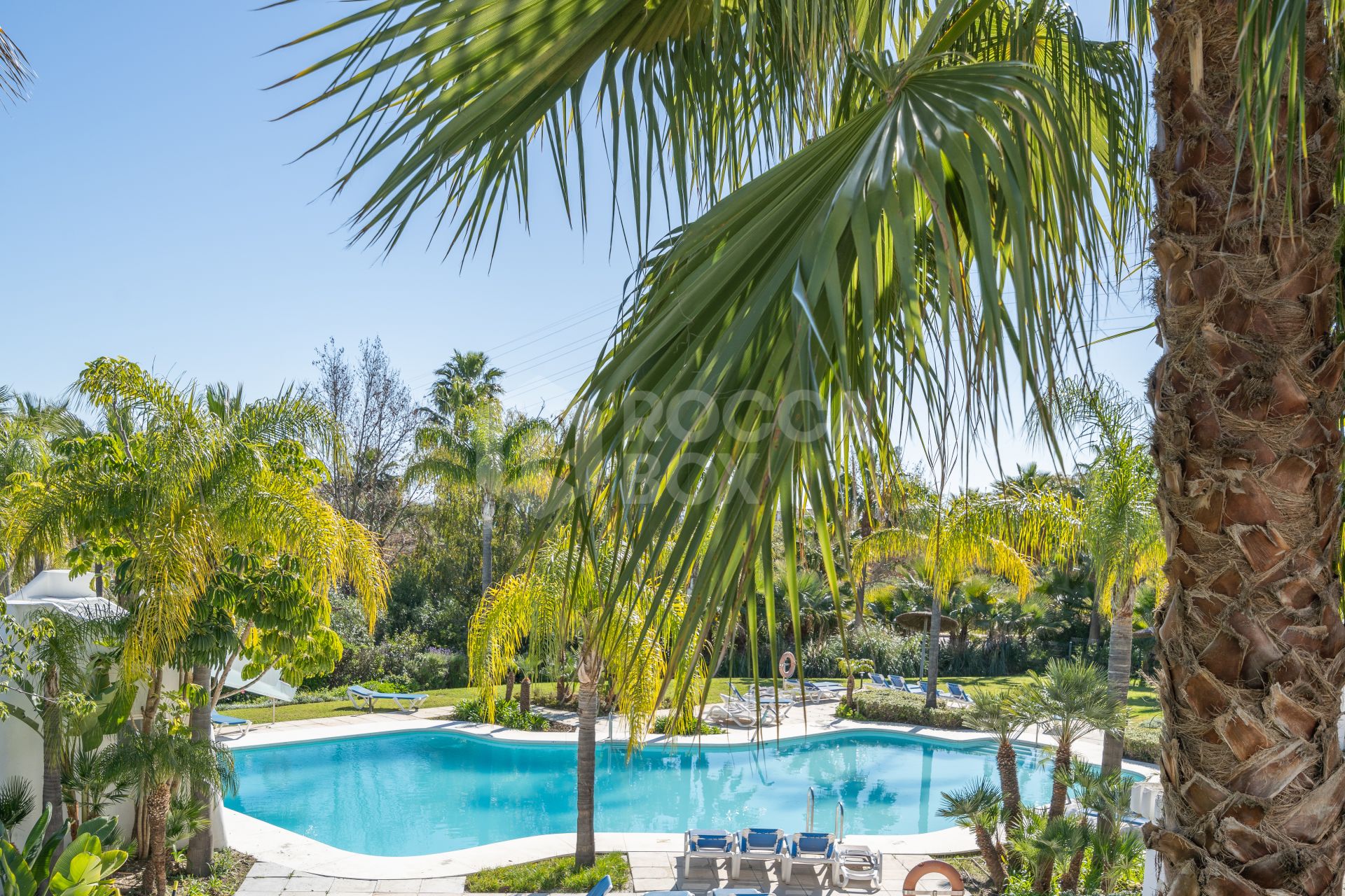 Beautiful new renovated apartment with a large garden in Alcazaba Lagoon