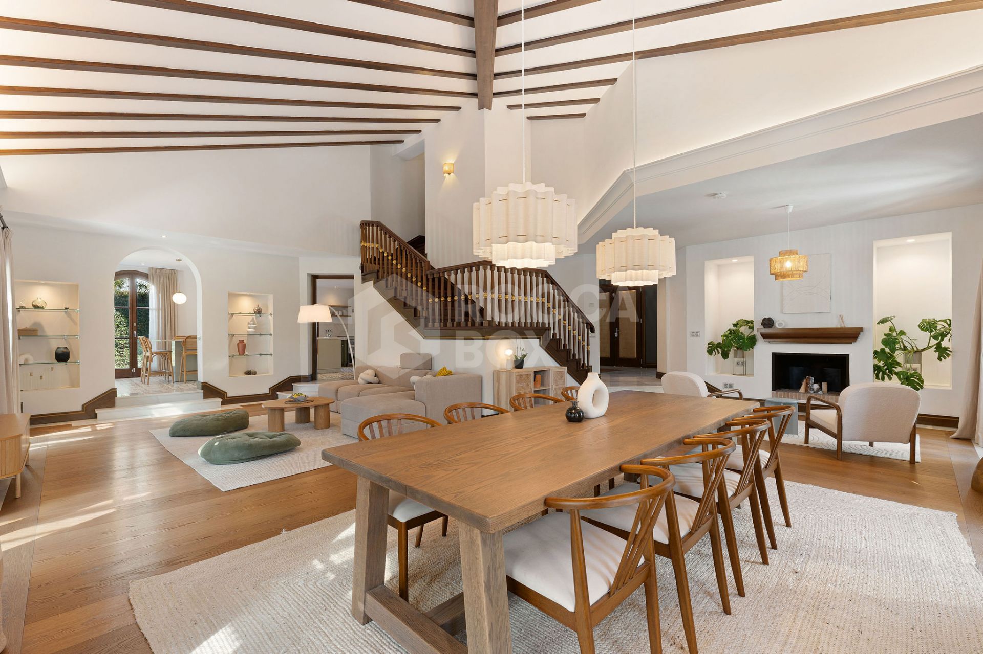 Welcome to this exclusive three-level villa in San Pedro Playa