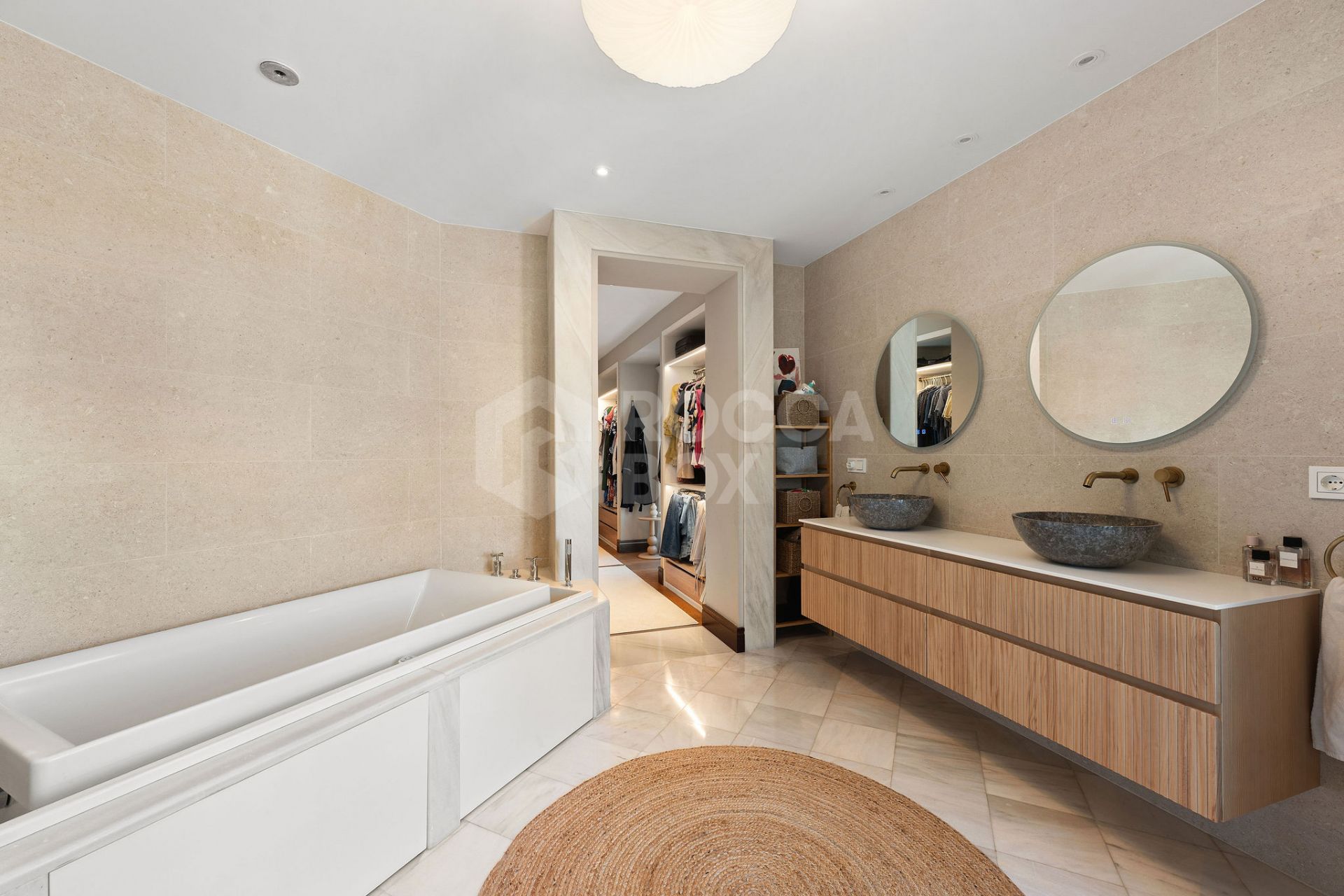 Welcome to this exclusive three-level villa in San Pedro Playa