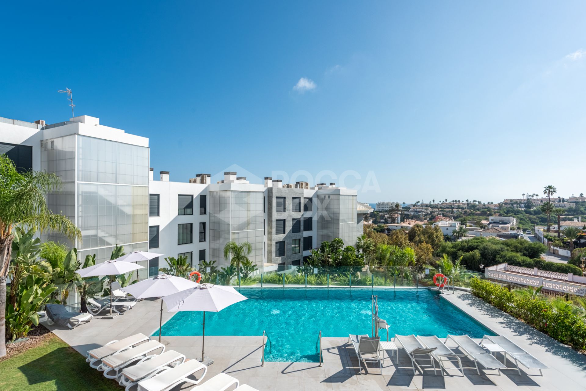 Modern Elegance with Sea and urban views over Fuengirola with turist license