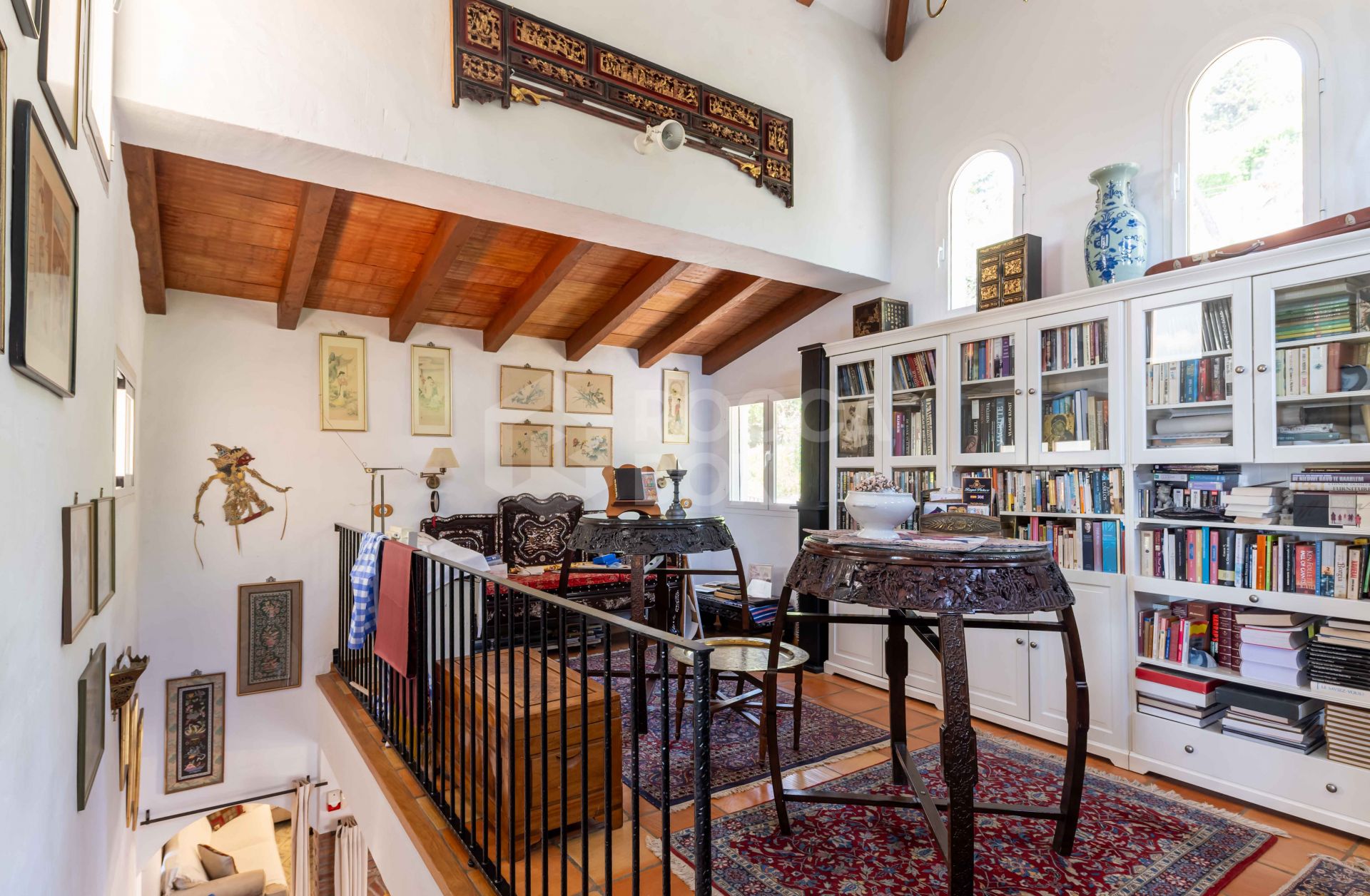 Rustic Andalusian Villa in Mijas pueblo with panoramic Sea and Mountain Views