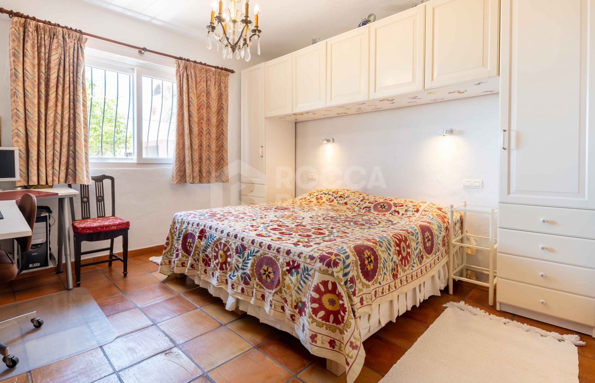 Rustic Andalusian Villa in Mijas pueblo with panoramic Sea and Mountain Views