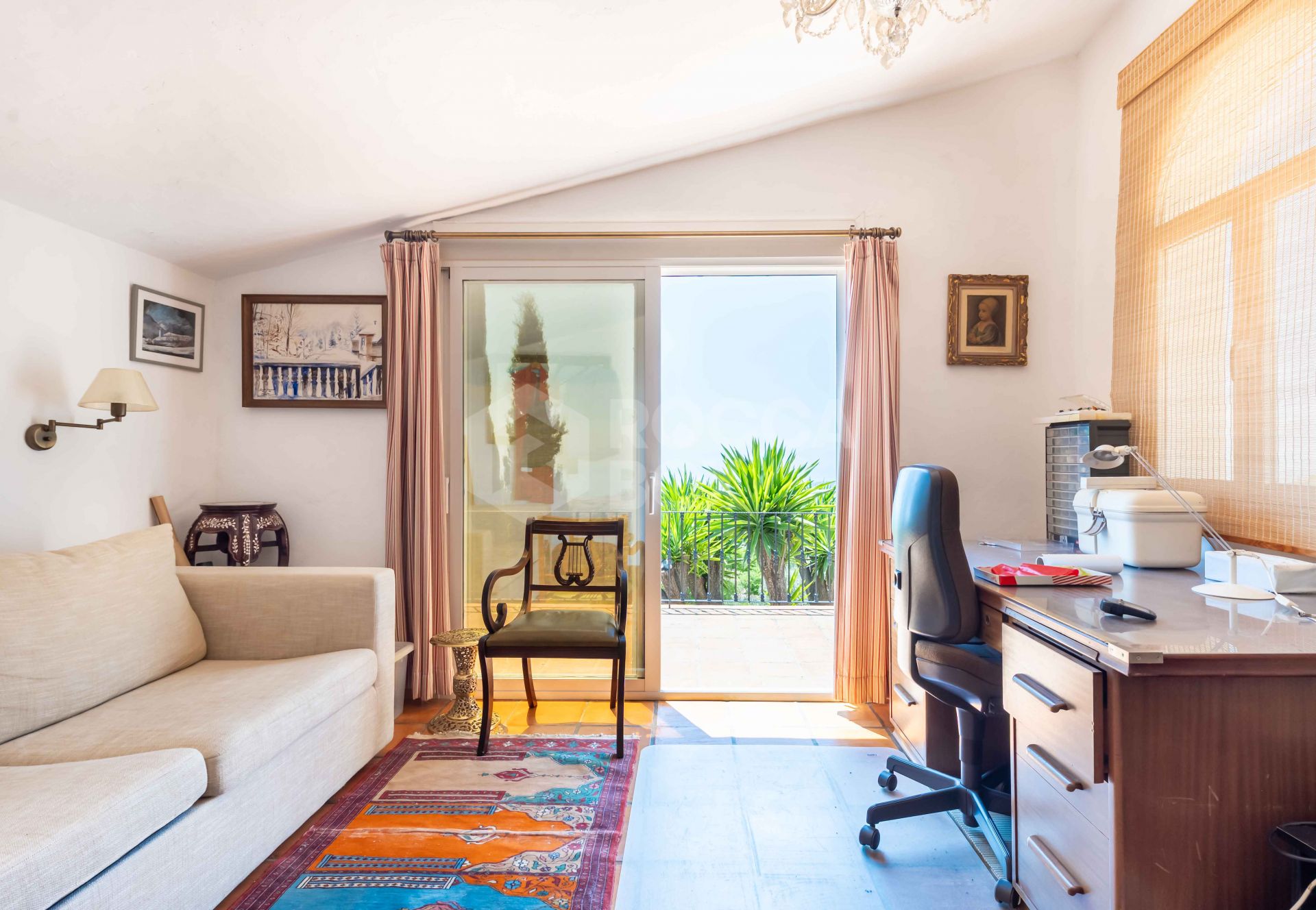 Rustic Andalusian Villa in Mijas pueblo with panoramic Sea and Mountain Views