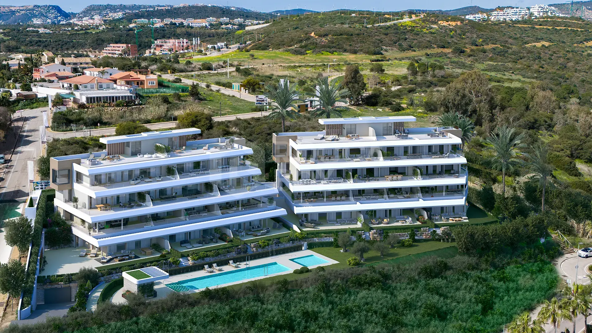 A balcony overlooking the Mediterranean