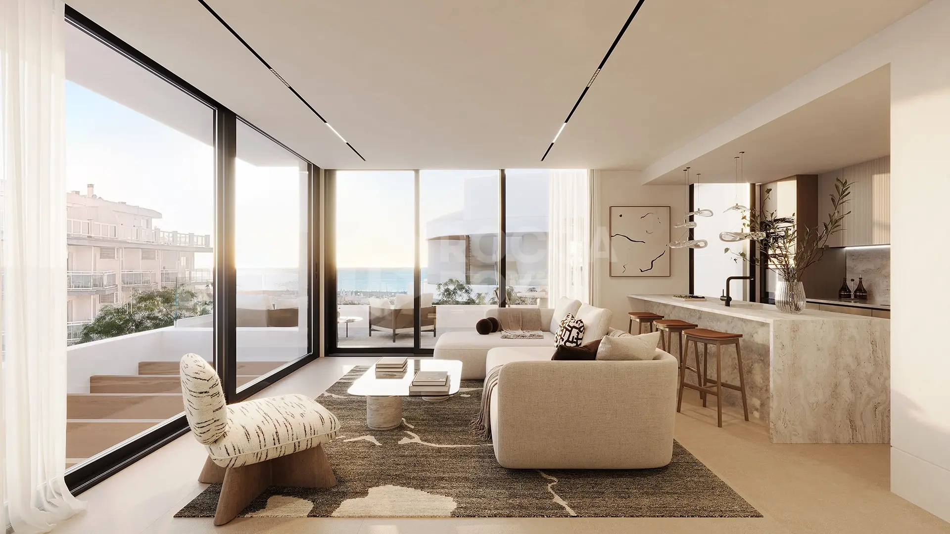 Homes caressed by the Mediterranean breeze