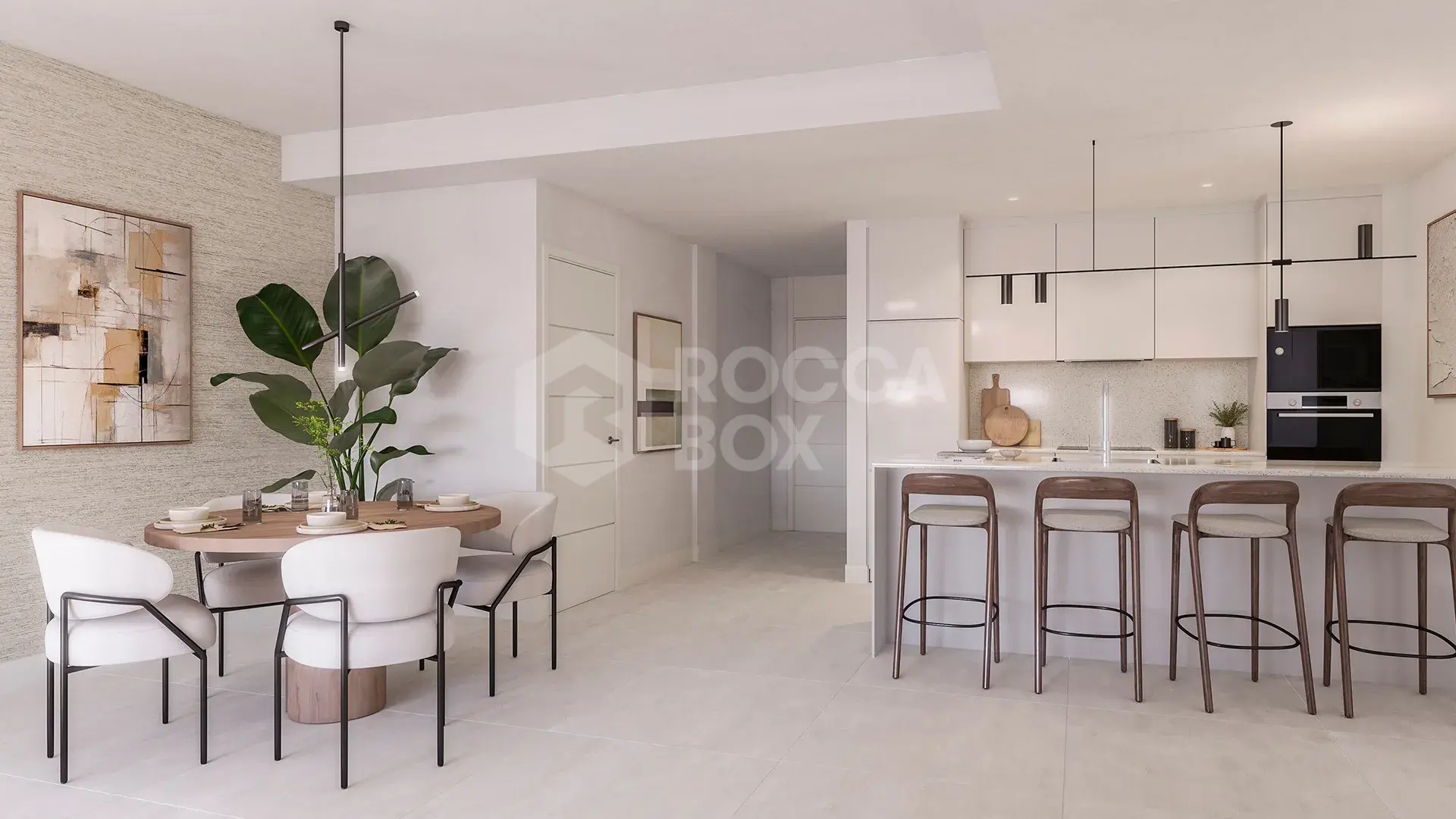 The sea as scenery, luxury as style