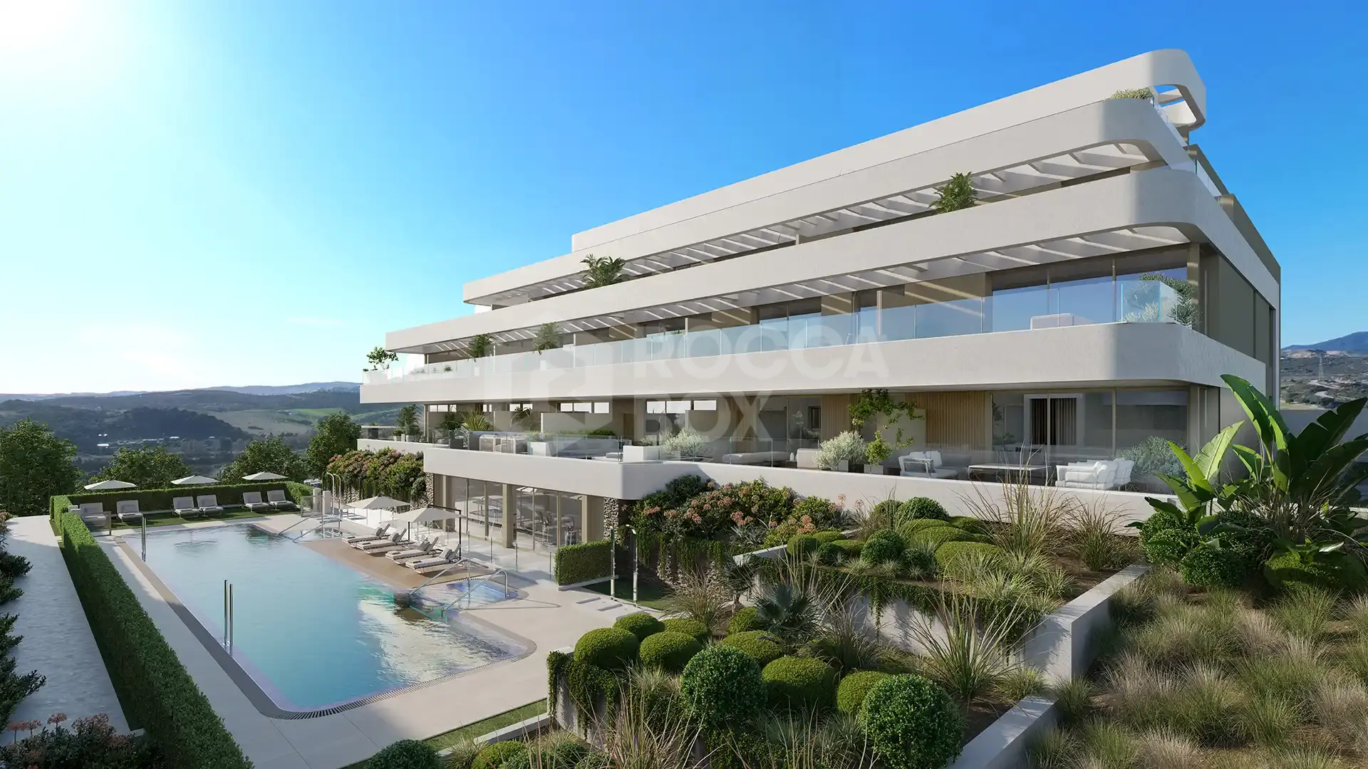 The sea as scenery, luxury as style