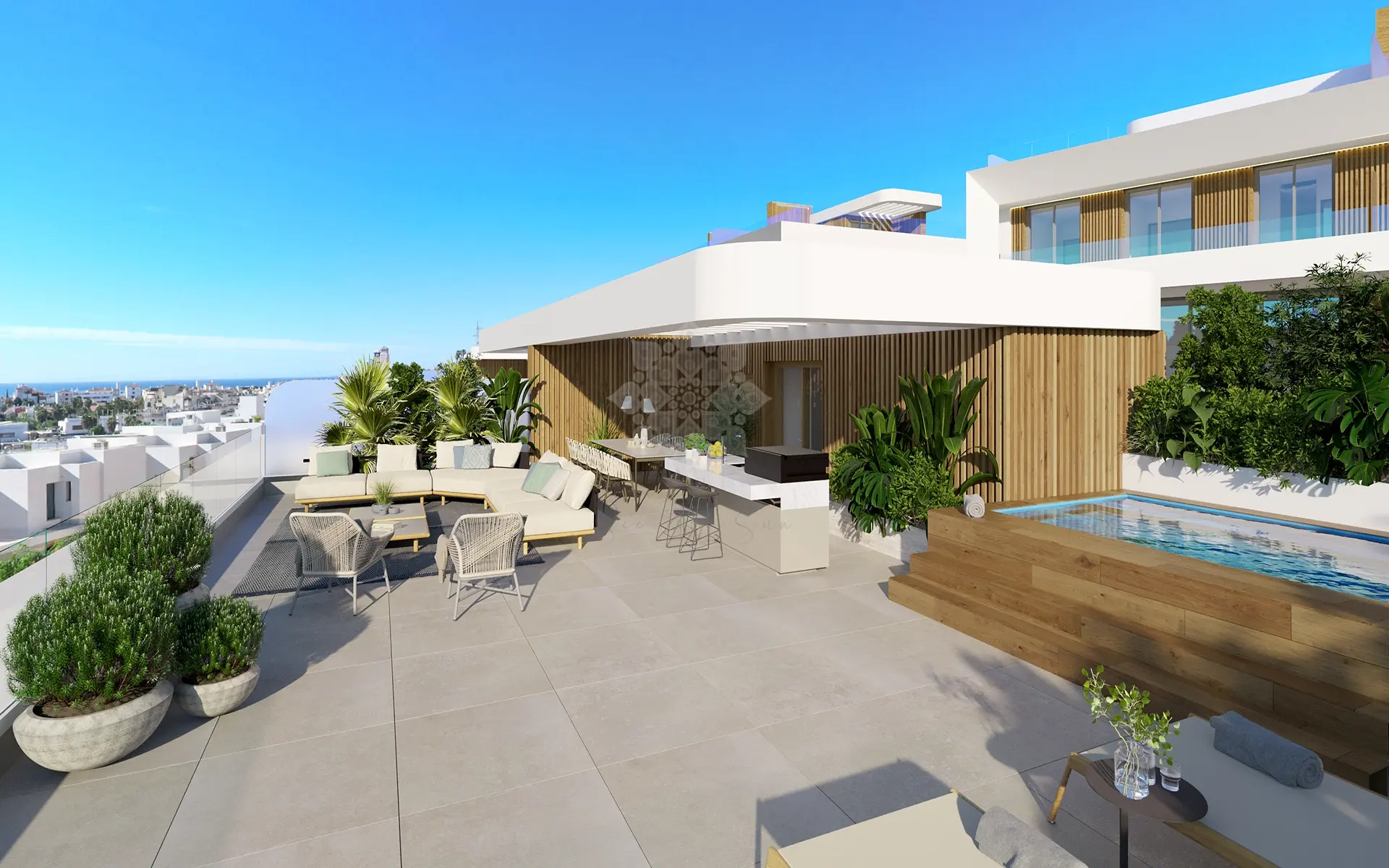 Development in El Campanario, Estepona