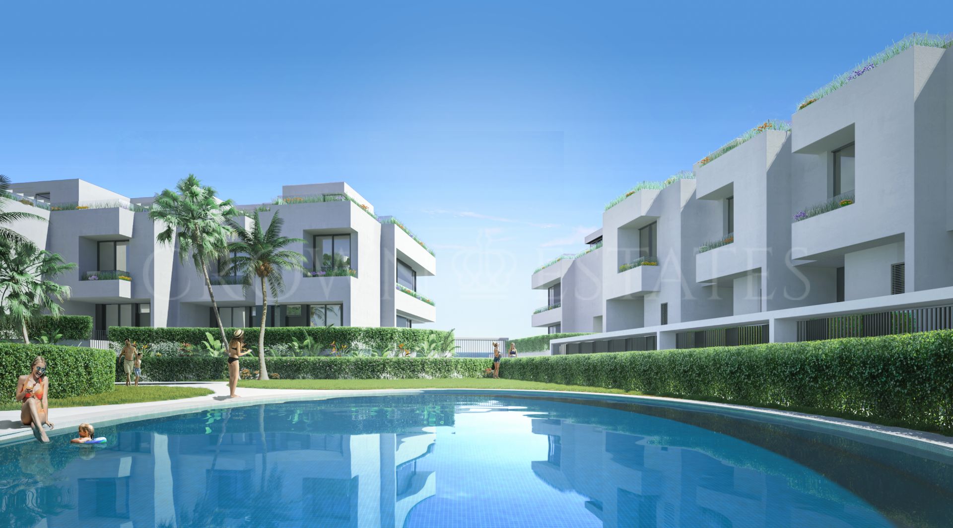 Oak 47, an elegant development of contemporary town homes only 3 minutes’ walk from the beaches of Fuengirola & Mijas Costa LAST UNIT AVAILABLE