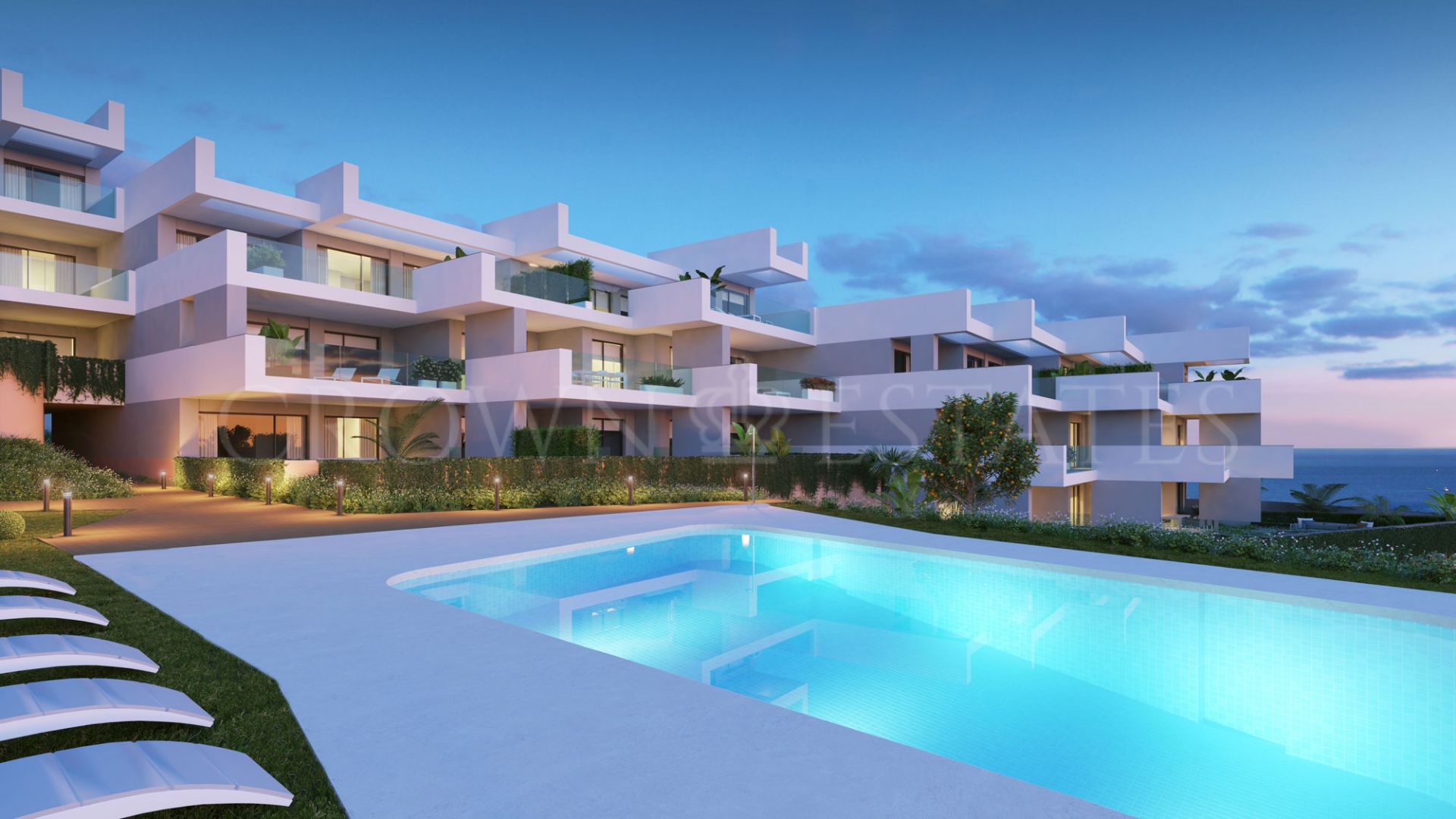 Pure South, contemporary apartments with sea views for a resort-style living in La Duquesa area