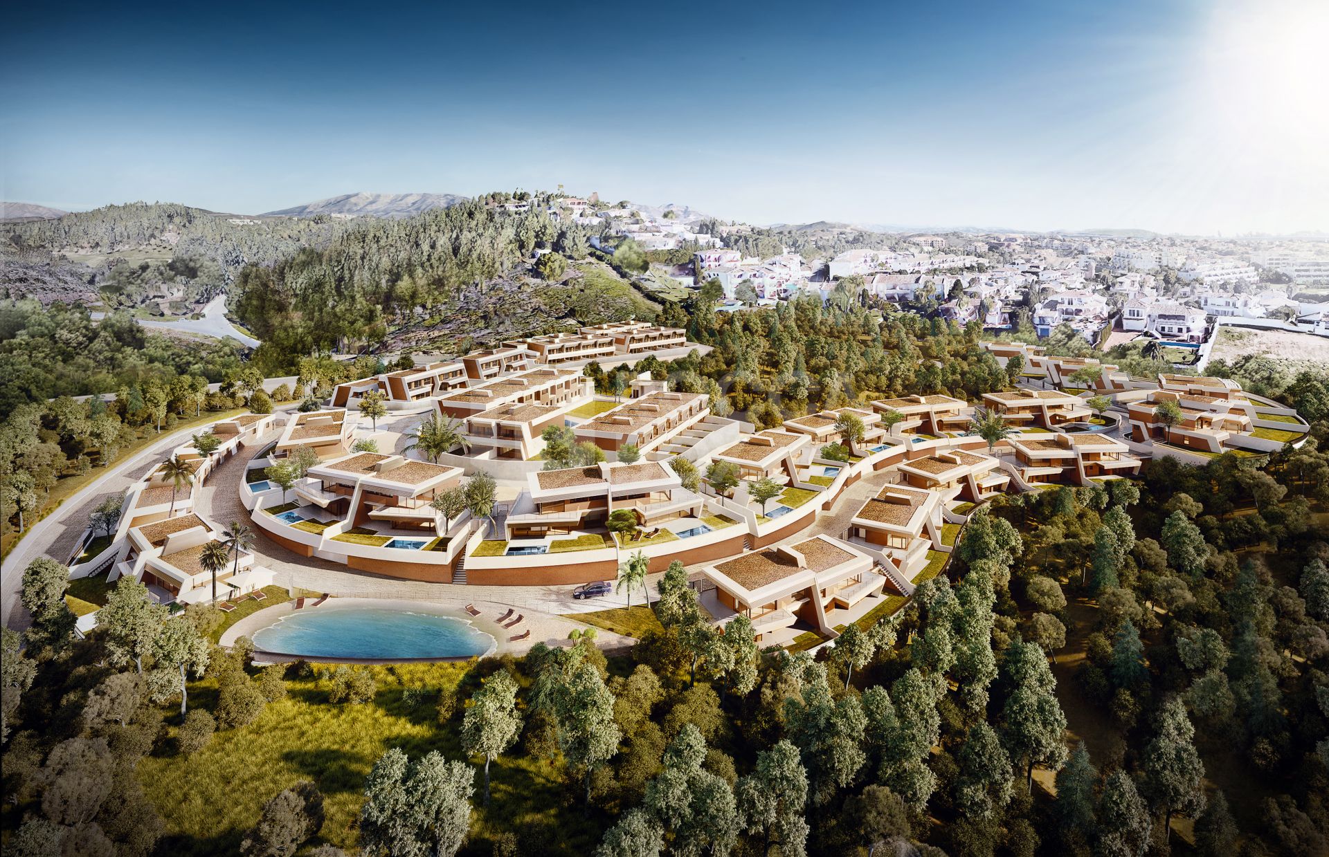 Eden by Kronos Homes, exclusive town houses and villas with amazing sea views in Mijas Costa