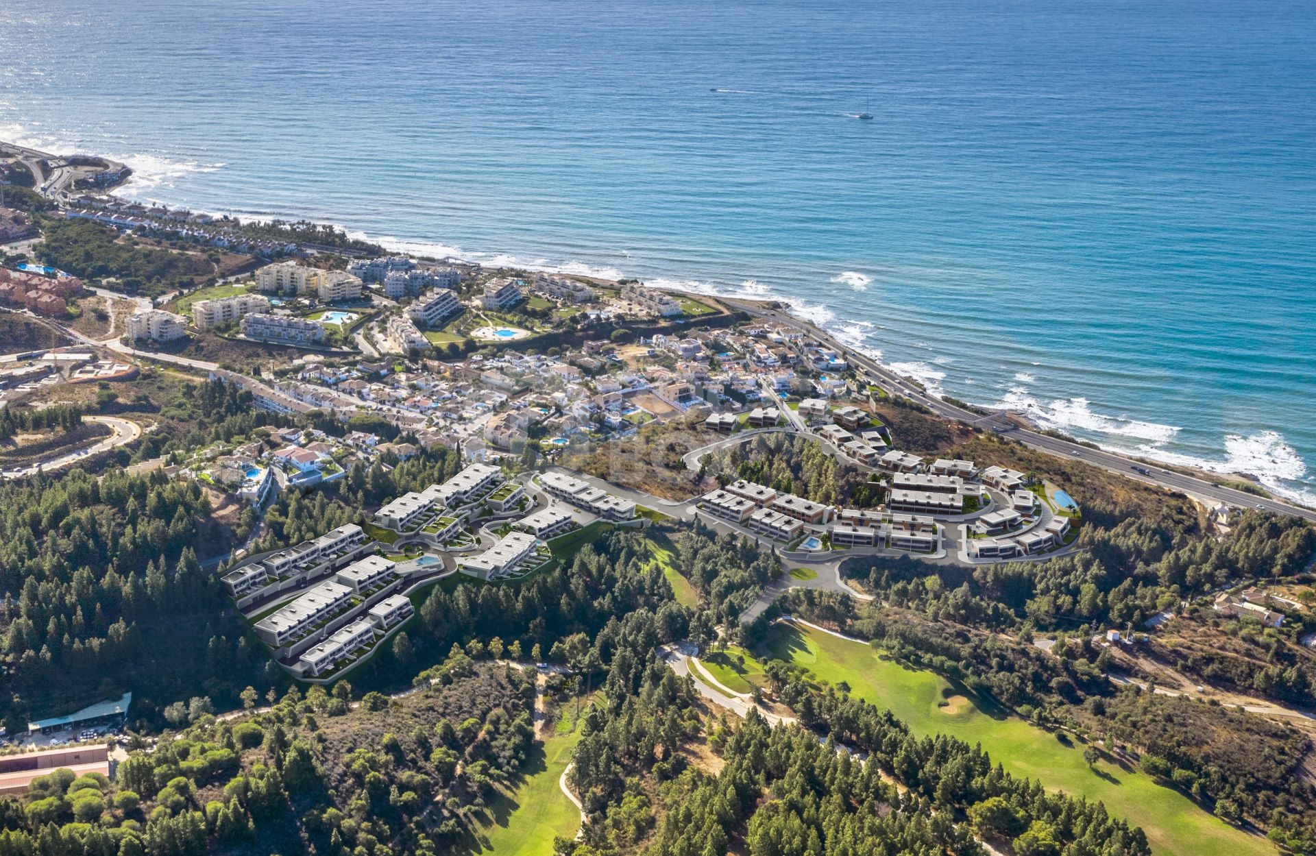 Eden by Kronos Homes, exclusive town houses and villas with amazing sea views in Mijas Costa
