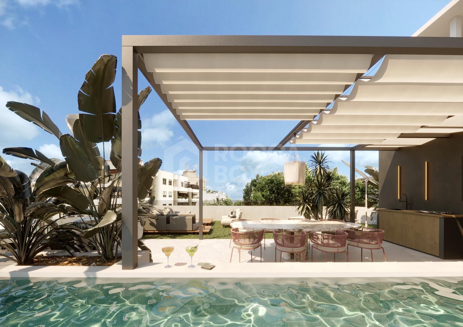 Centre Point Marbella, contemporary luxury in these apartments in Marbella City centre.