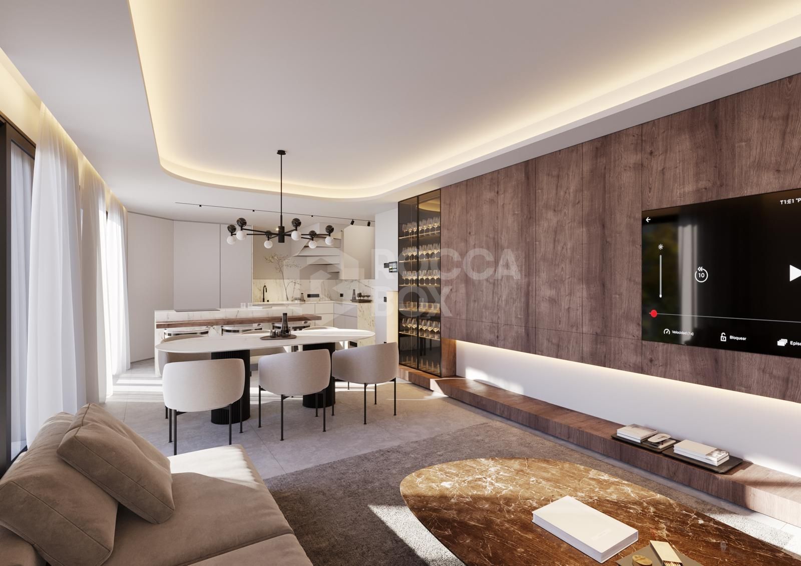 Centre Point Marbella, contemporary luxury in these apartments in Marbella City centre.