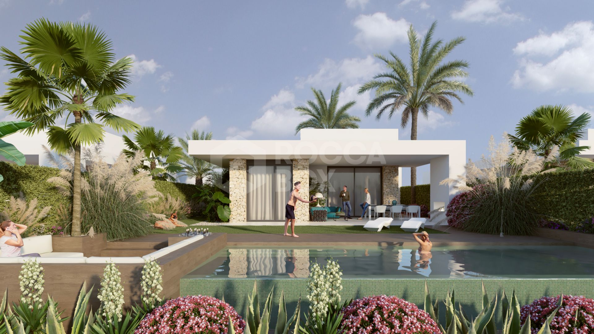 Villas Mustique and Aruba, exclusive homes next to the golf course at La Finca Resort