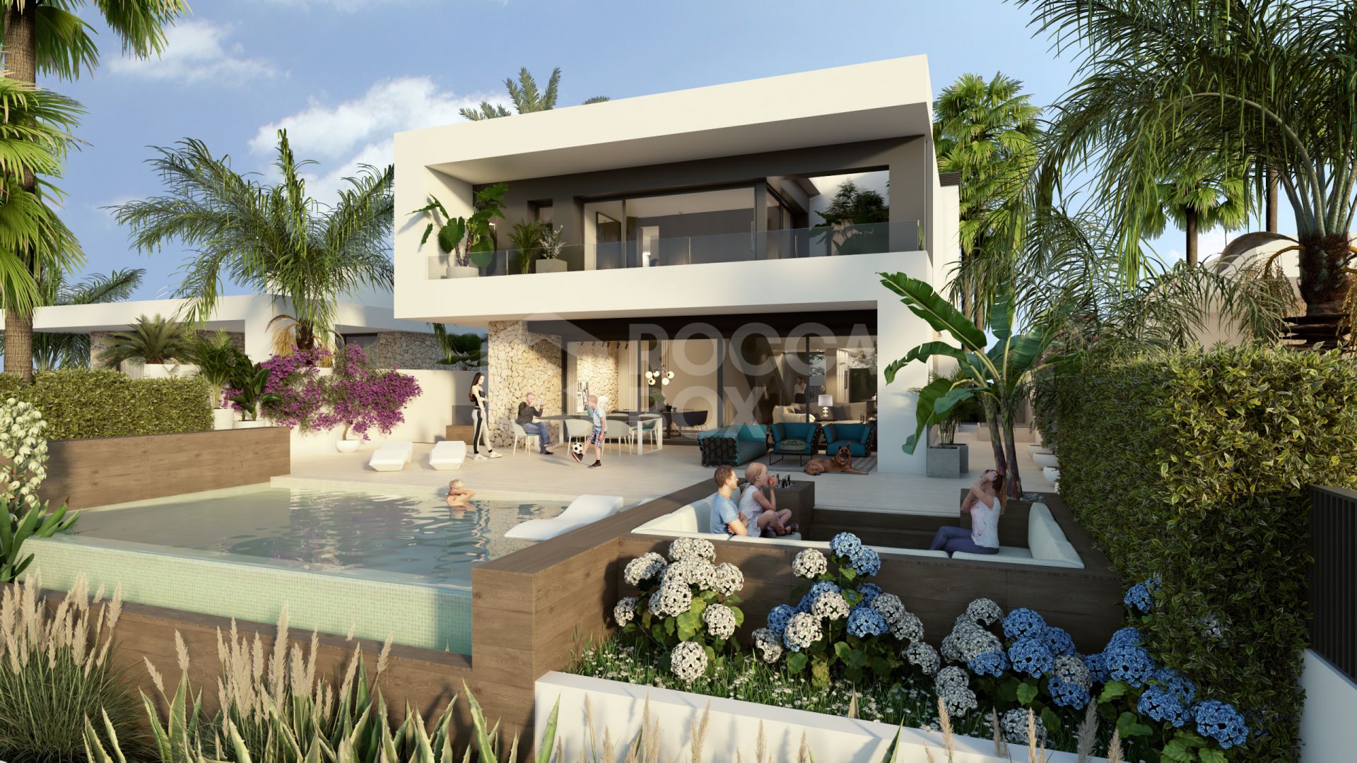 Villas Mustique and Aruba, exclusive homes next to the golf course at La Finca Resort