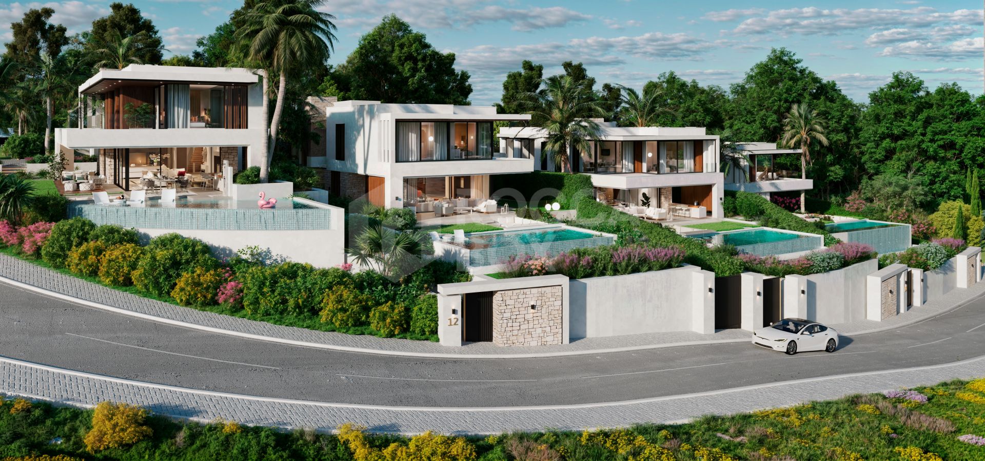 7 Diamond Villas, luxury and sea views in Benalmádena.