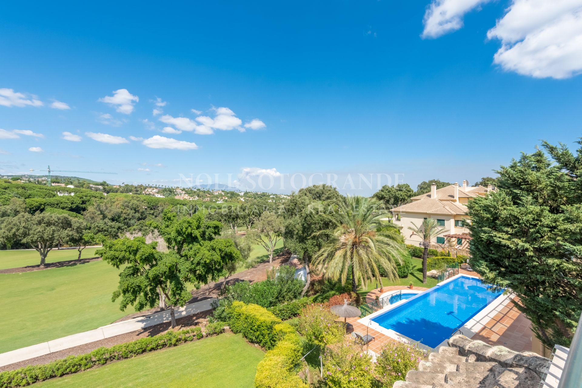 Fabulous penthouse front line to 15th fairway of the newly refurbished San Roque Old golf course.