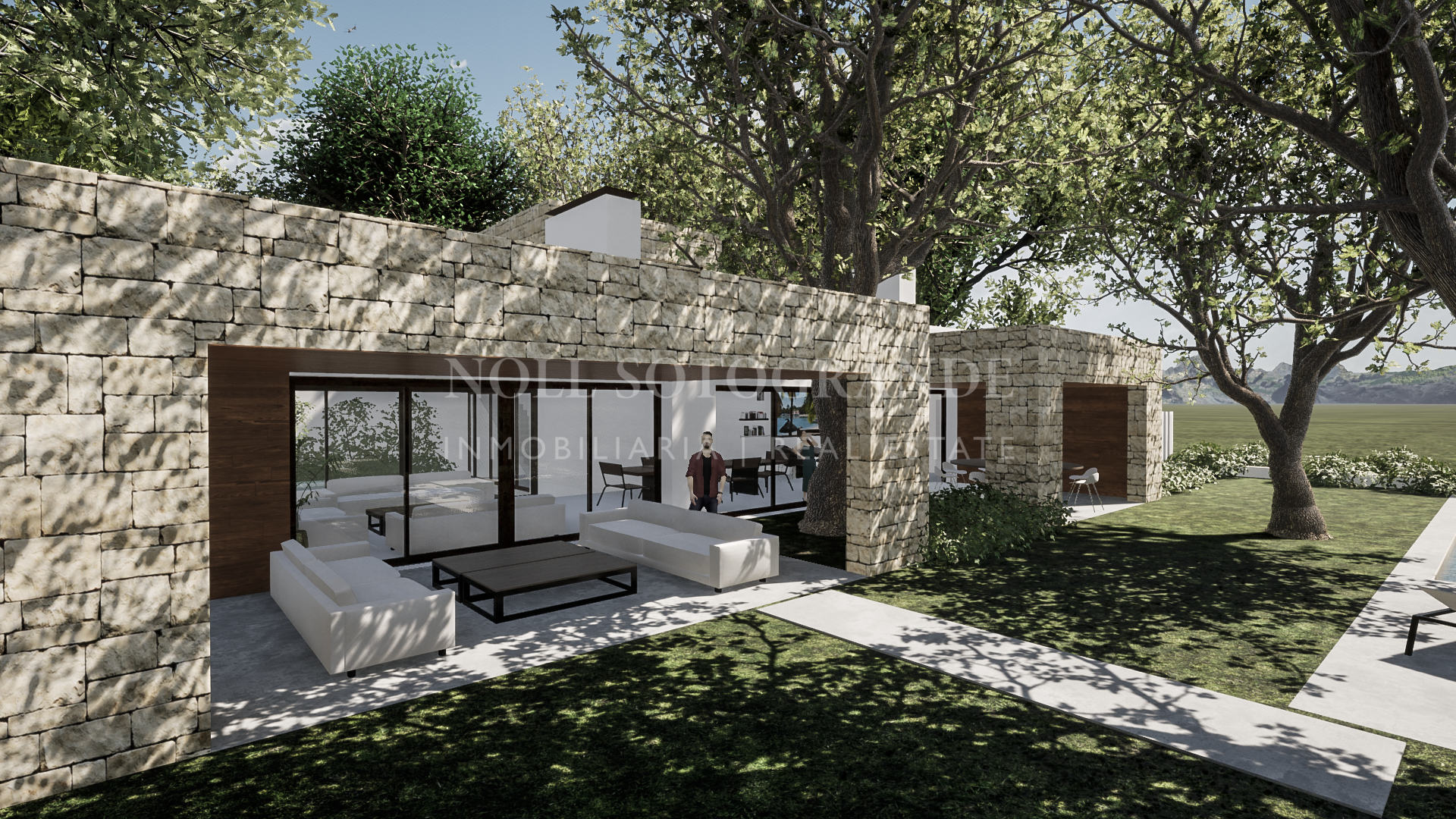 New contemporary villa project for sale in Sotogrande