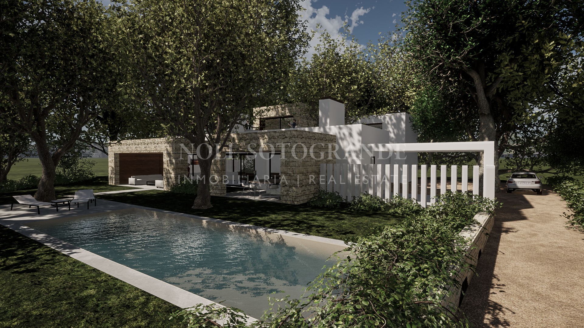 Nuevo proyecto de villa contemporánea en venta en Sotogrande