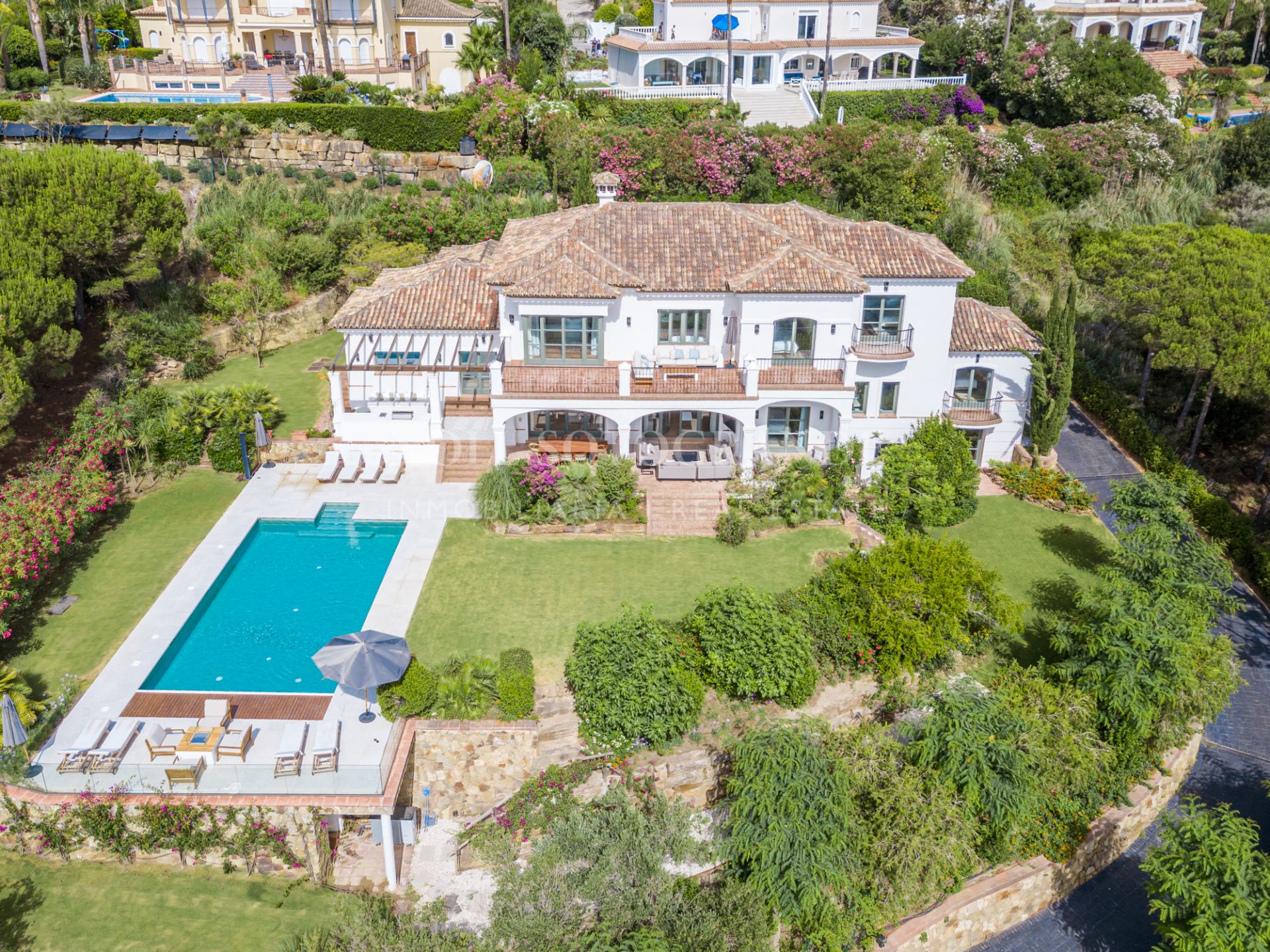 Villa con magníficas vistas al mar en Sotogrande Alto en venta
