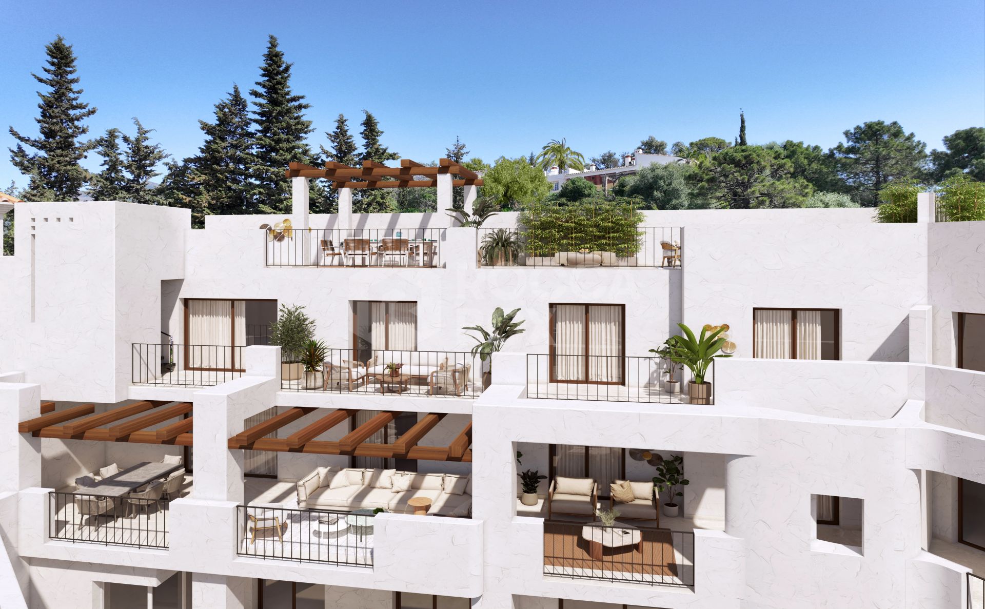 Fuente Lirios, apartments and penthouses in the center of Benahavís