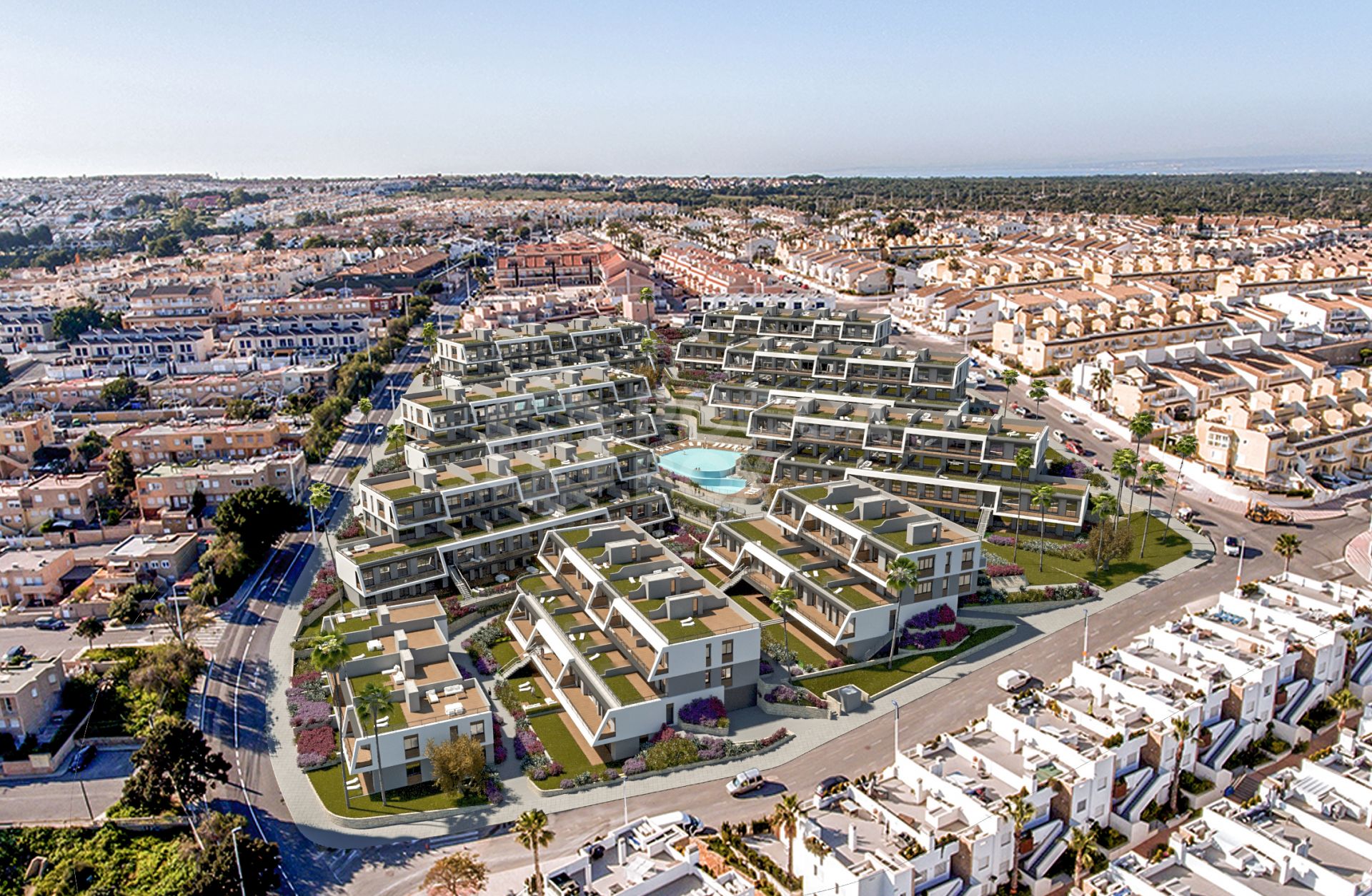 Iconic, contemporary apartments with seaviews in Gran Alacant, Alicante