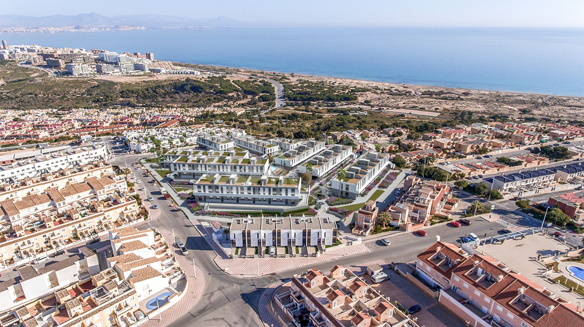 Iconic, contemporary apartments with seaviews in Gran Alacant, Alicante