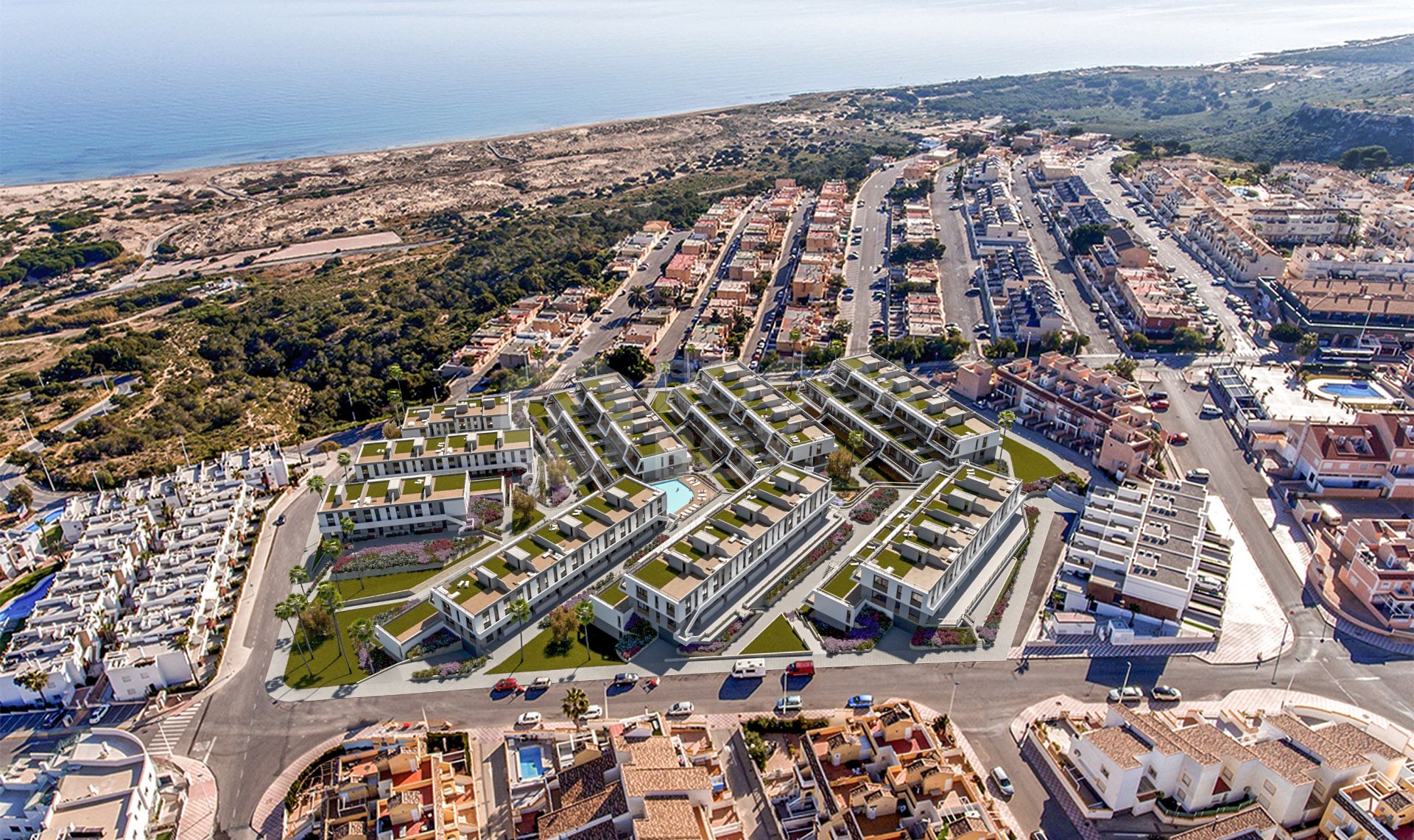 Iconic, contemporary apartments with seaviews in Gran Alacant, Alicante