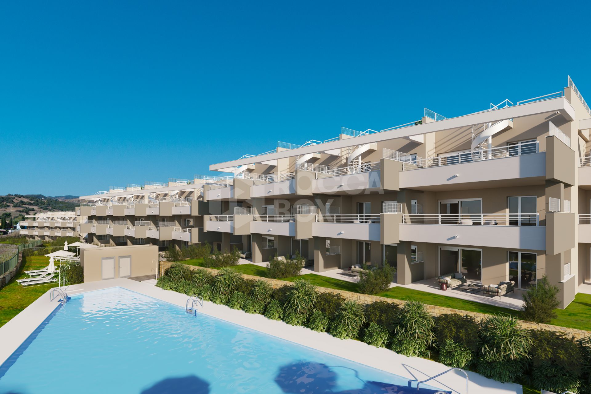 Sunny Golf, modern frontline golf apartments and penthouses in Estepona.